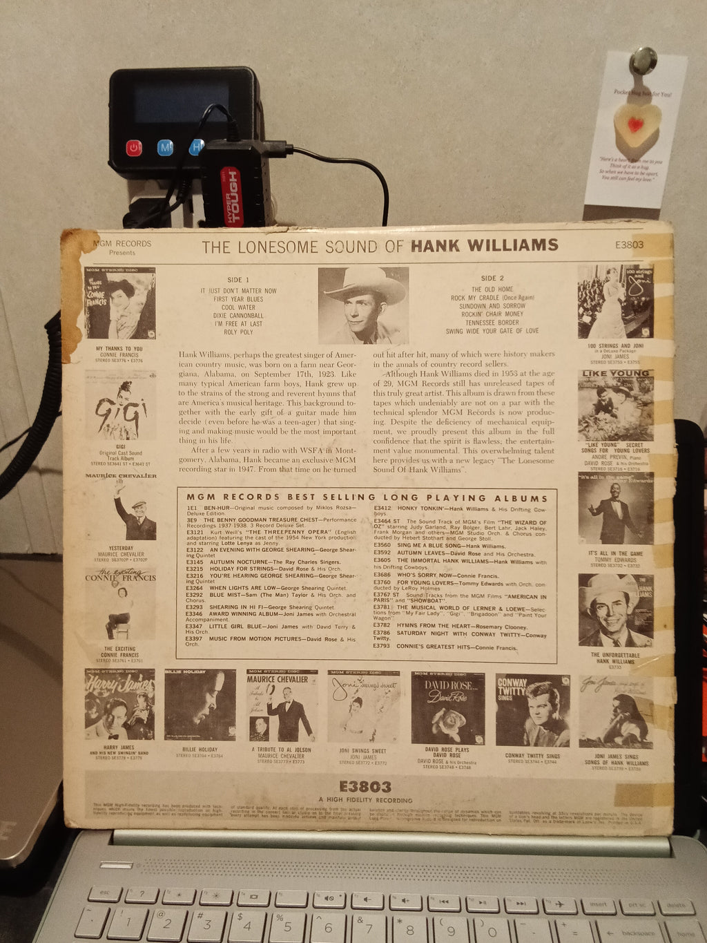 Set of 2 MGM Records Hank Williams Vinyl Albums - Image 2