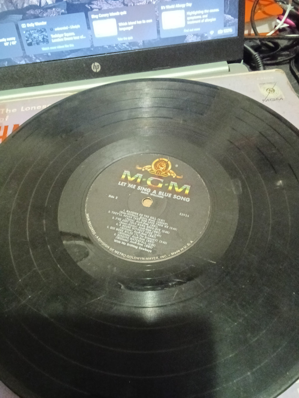 Set of 2 MGM Records Hank Williams Vinyl Albums - Image 8
