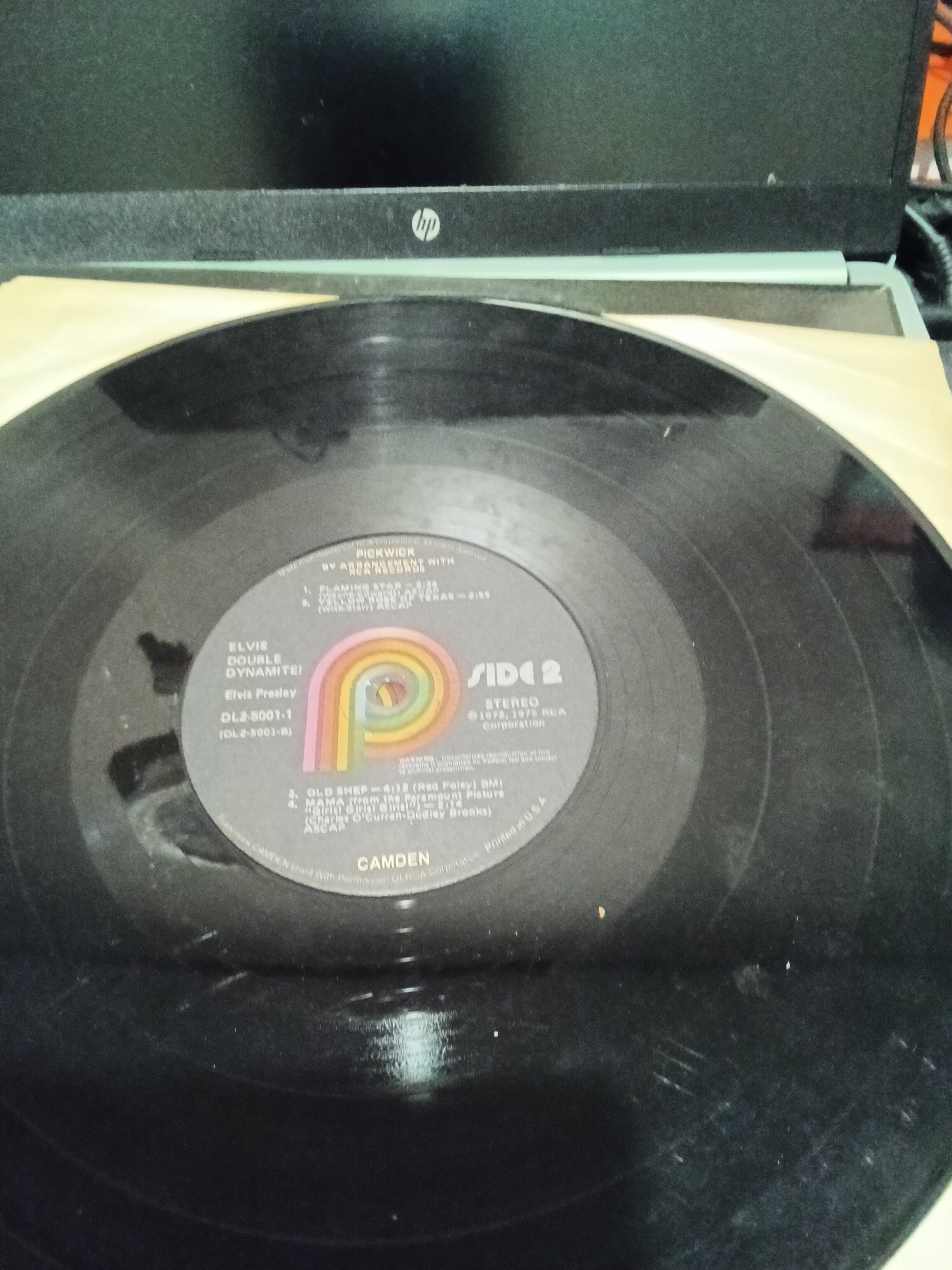 Elvis Presley Double Dynamite Vinyl Record LP - Image 4