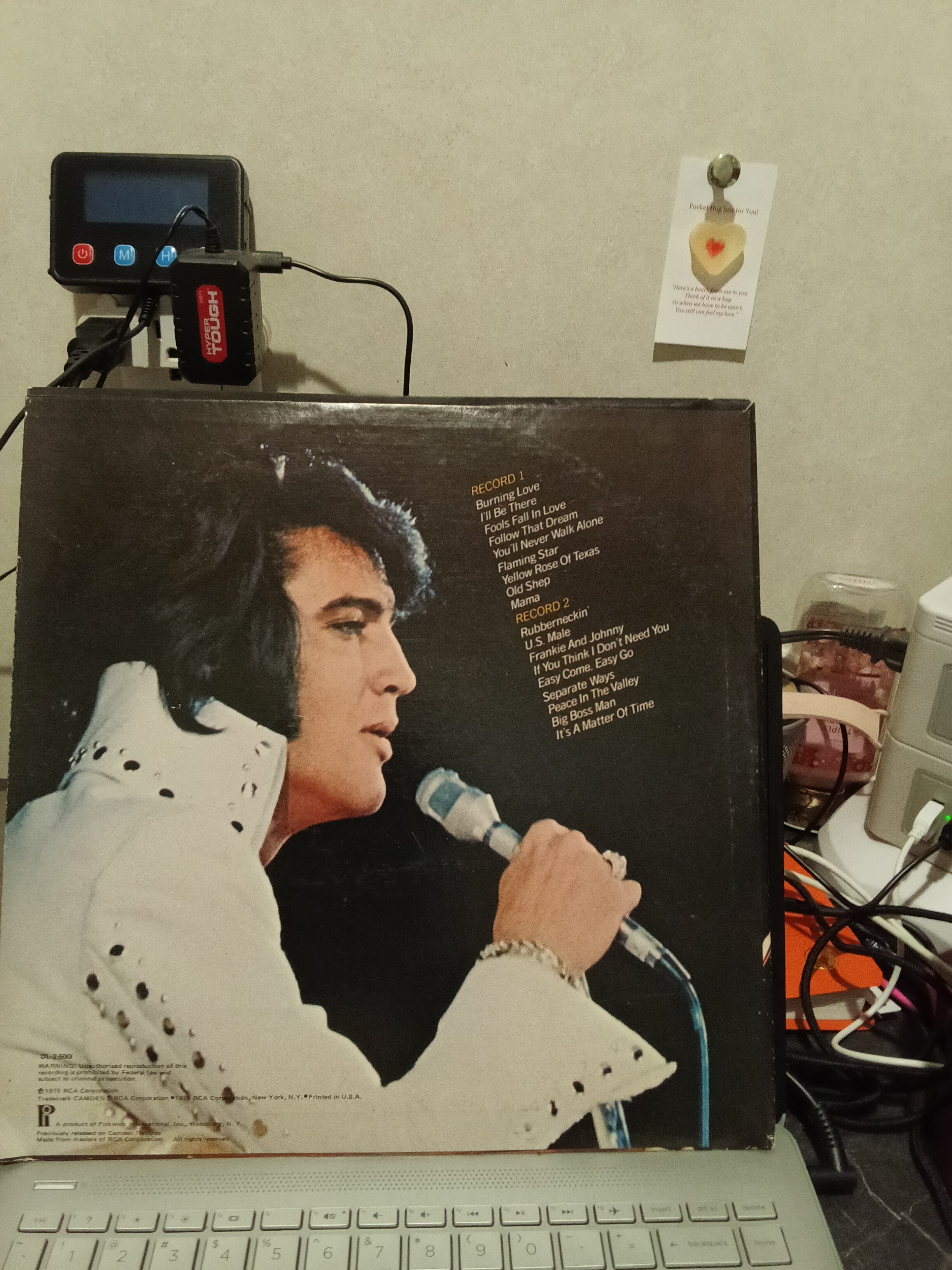 Elvis Presley Double Dynamite Vinyl Record LP - Image 3