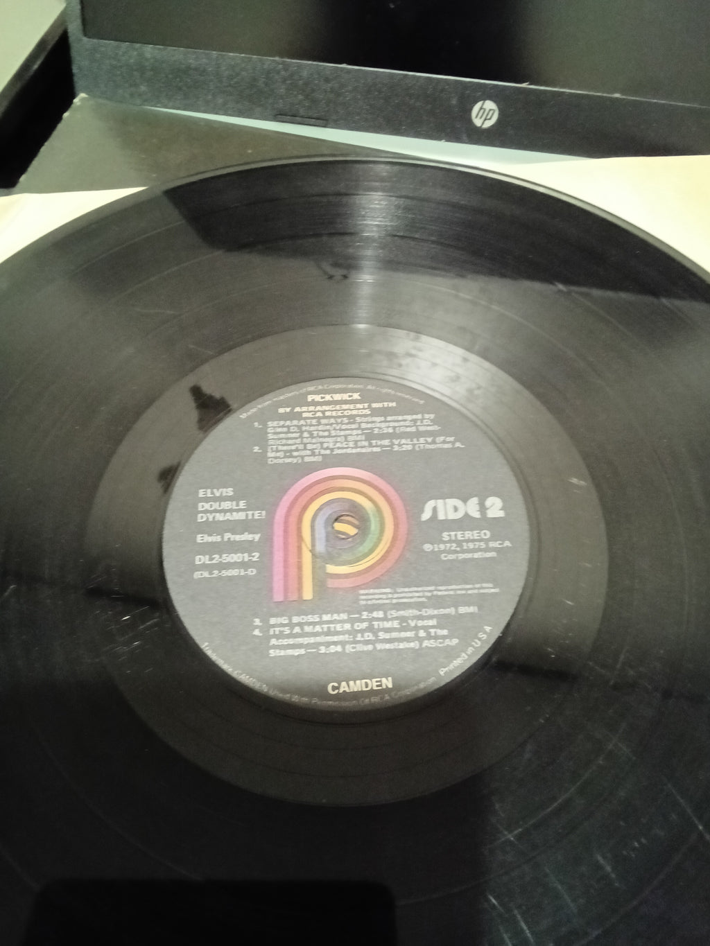Elvis Presley Double Dynamite Vinyl Record LP - Image 5
