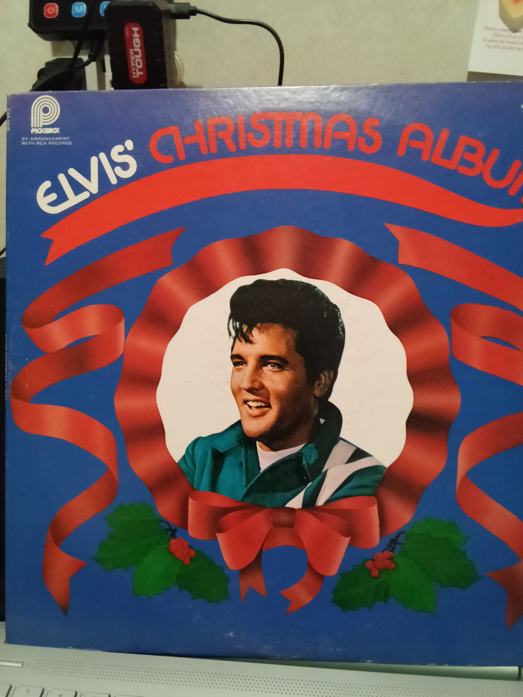 Elvis Christmas Album Vinyl Record by Pickwick - Image 1