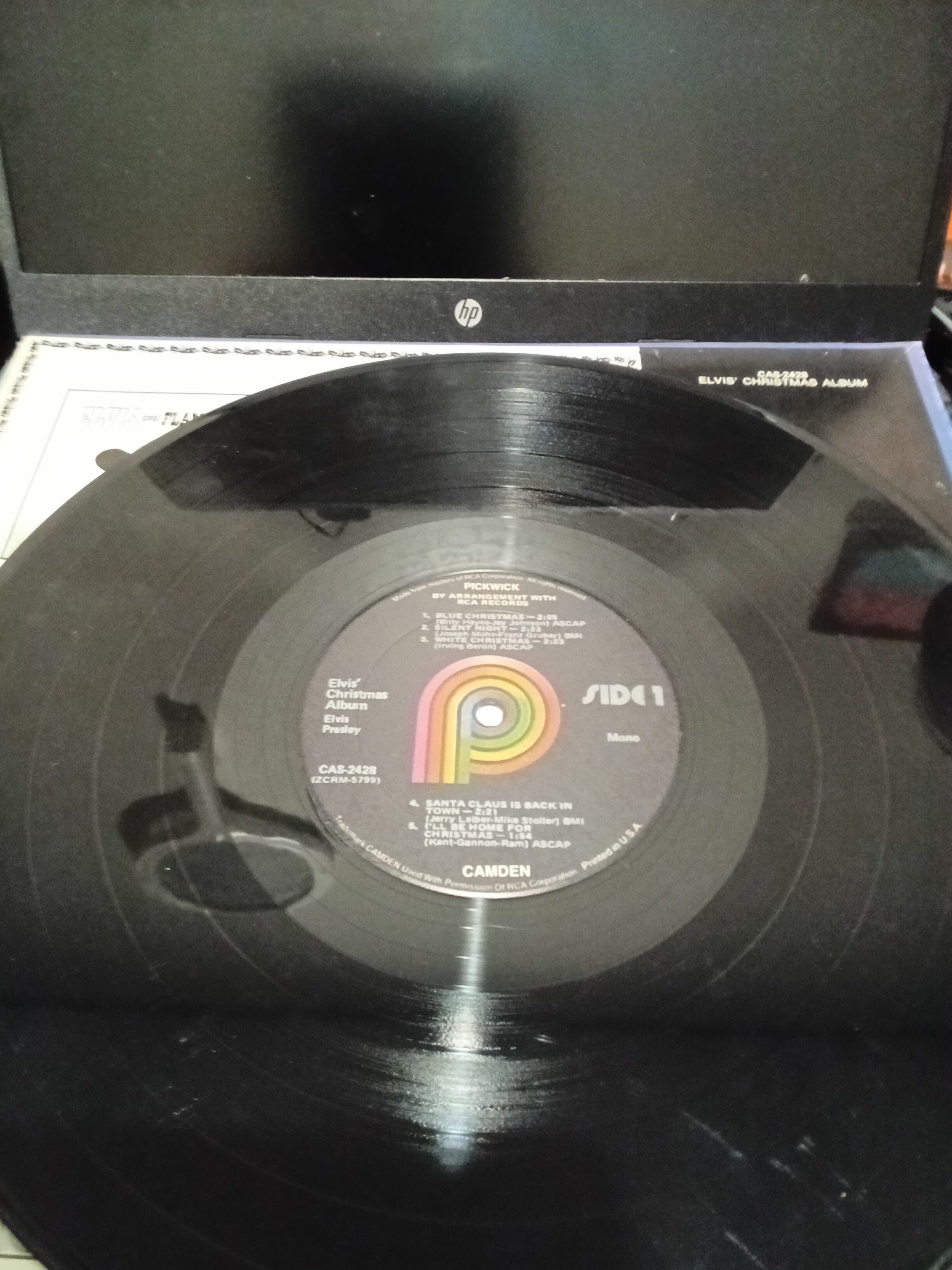 Elvis Christmas Album Vinyl Record by Pickwick - Image 4