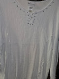 Alfred Dunner Women's XL White Long Sleeve Top - Image 1