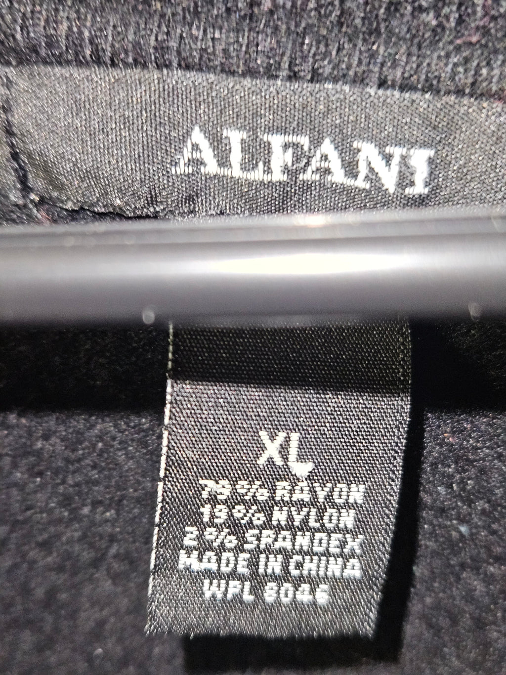 Alfani XL Black cow neck sweater - Image 2