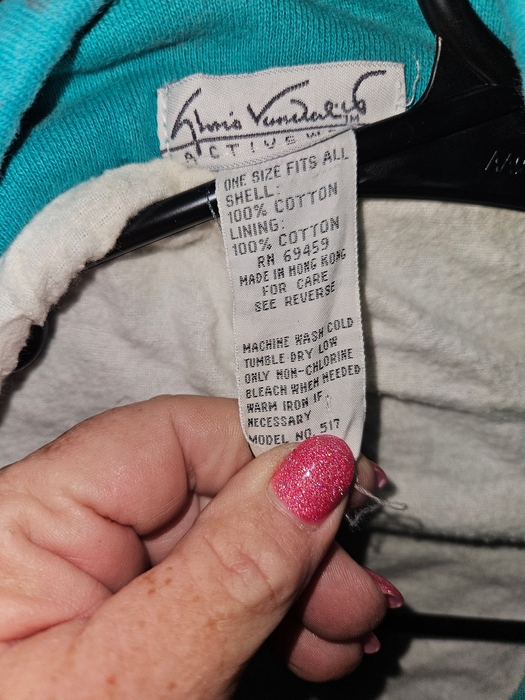 Vintage Teal Button-Up Jacket with Hood - Image 2