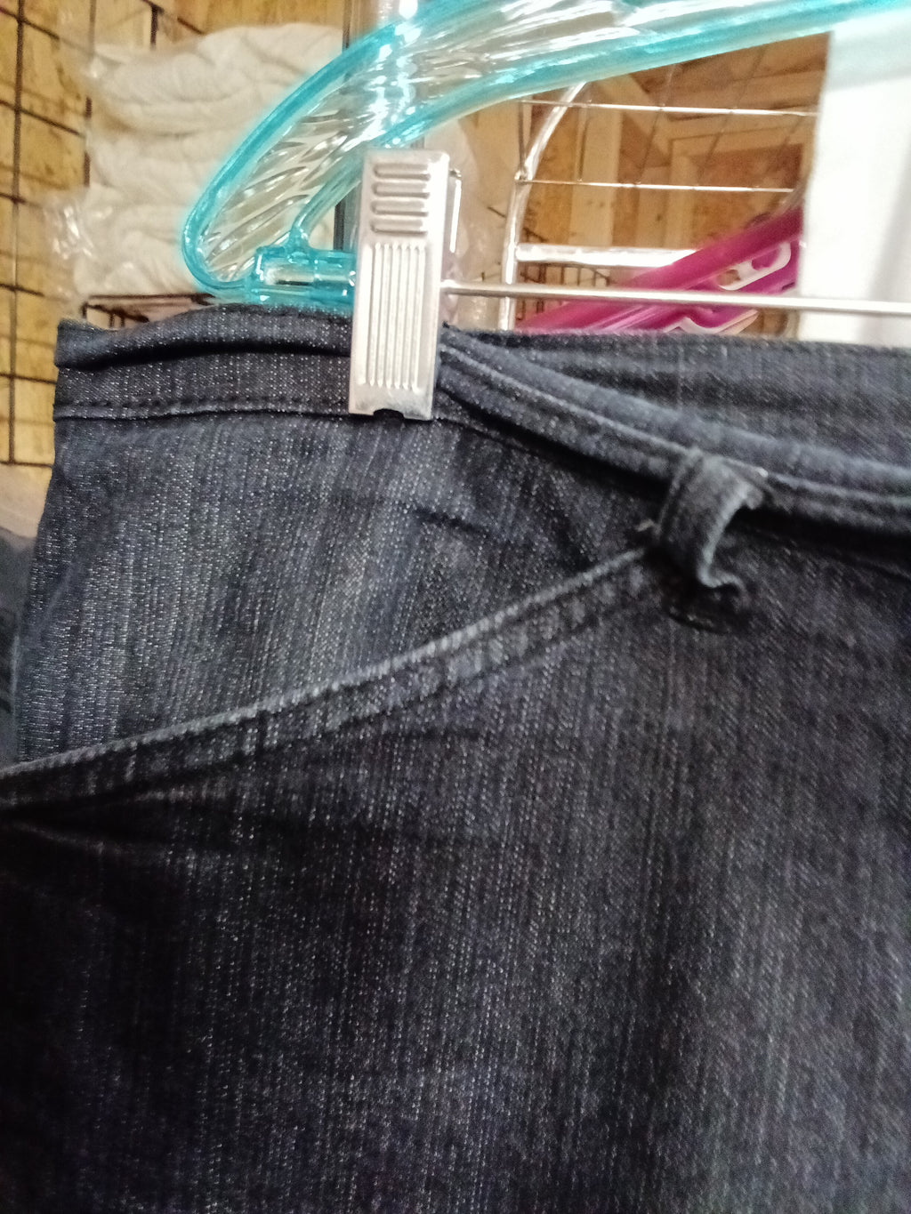 Men's Dark Denim Shorts with Pockets - Image 5