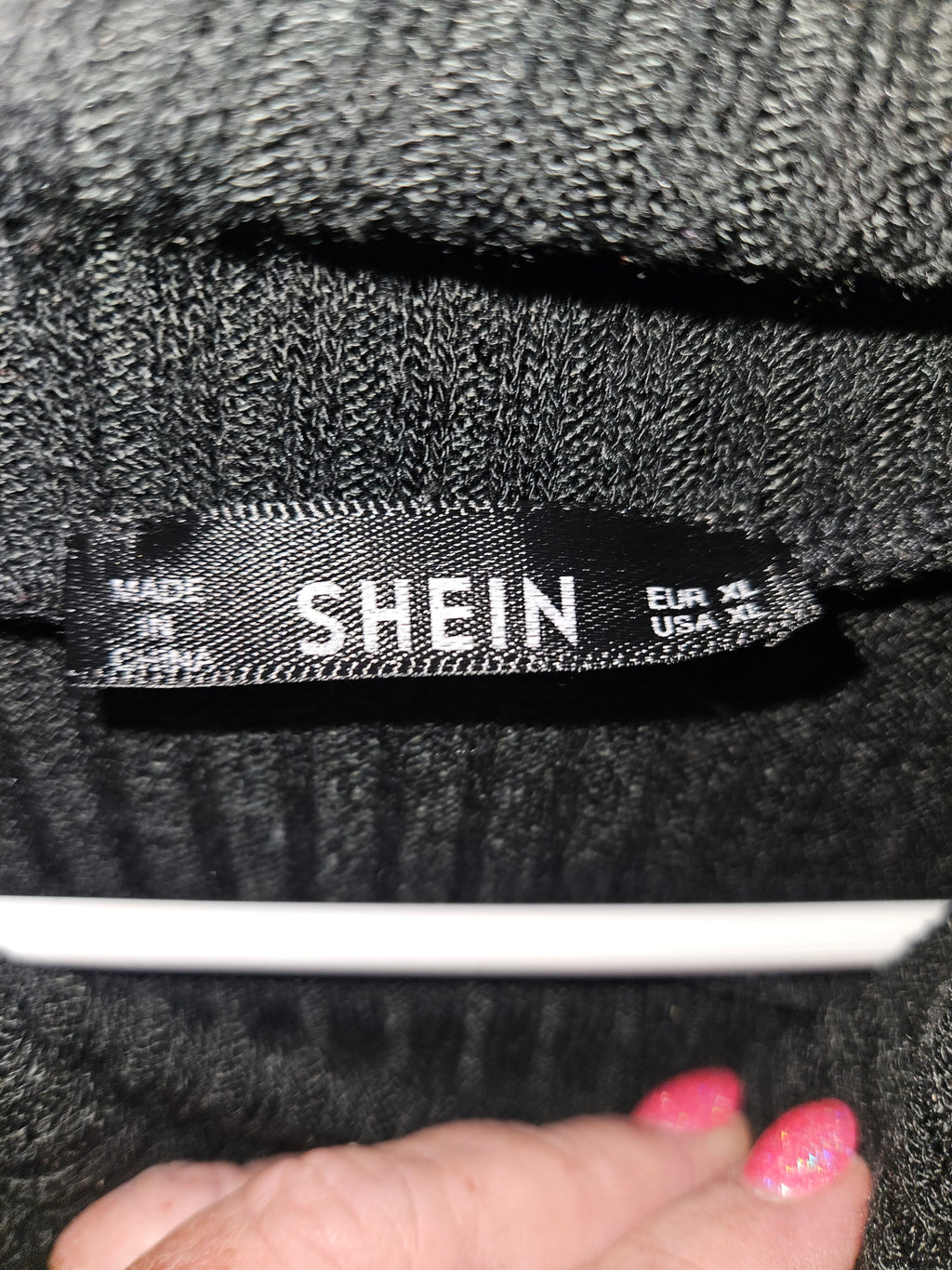 SHEIN Black cow neck turtle neck Sweater XL - Image 2