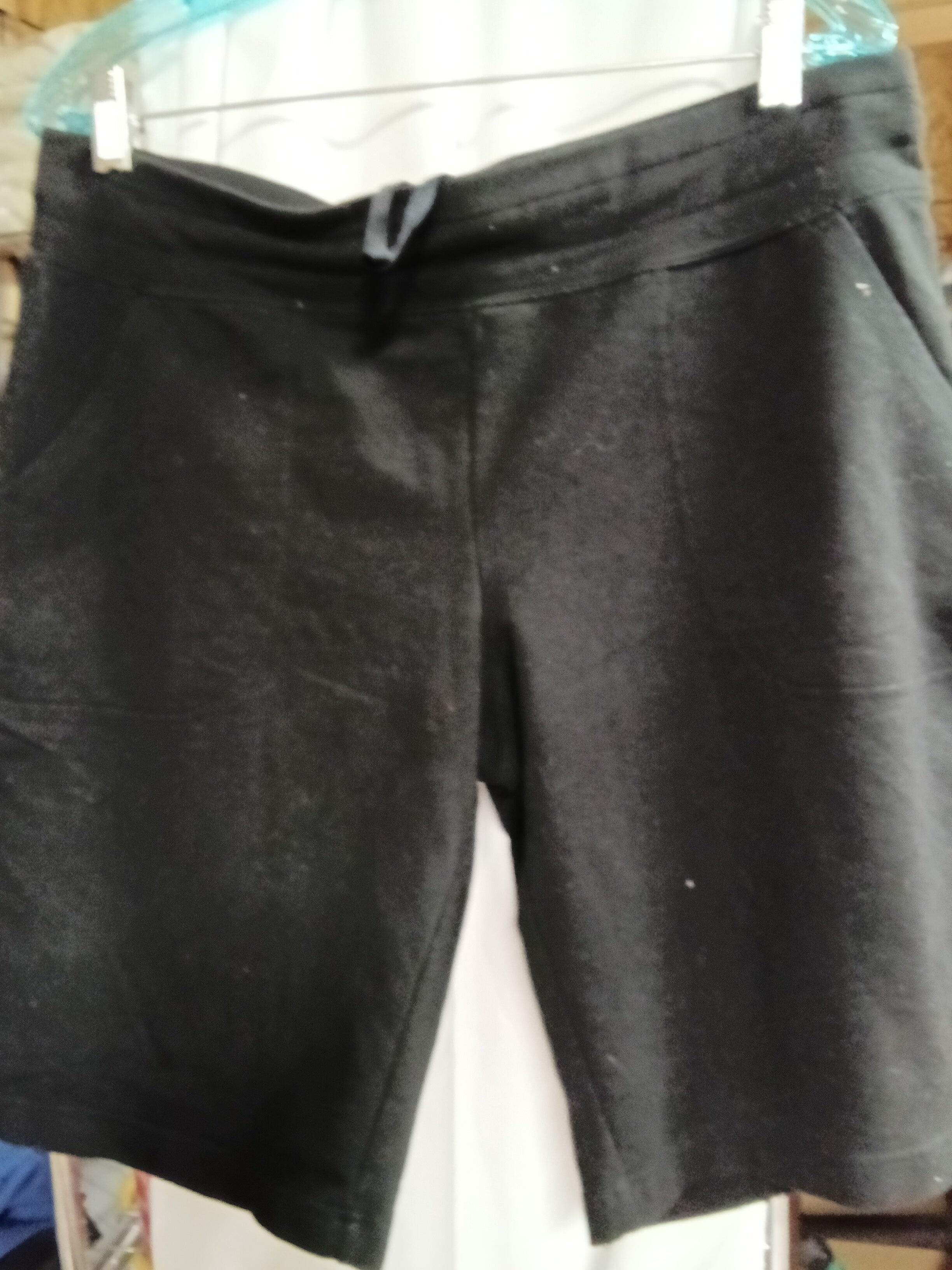 Lady's Dankin Black Casual Shorts with Pockets - Image 1