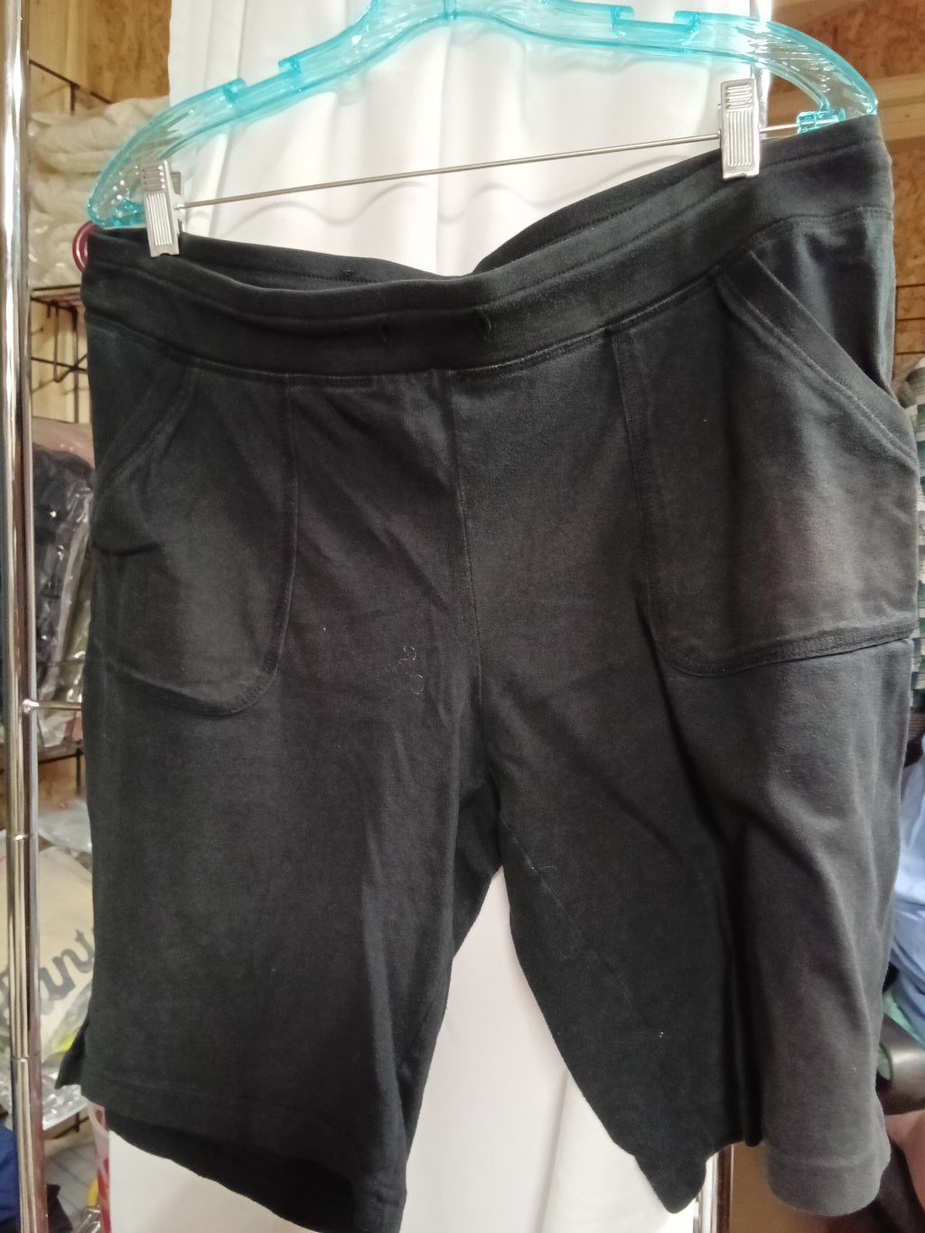 White Stag Black Casual Shorts with Pockets - Image 1