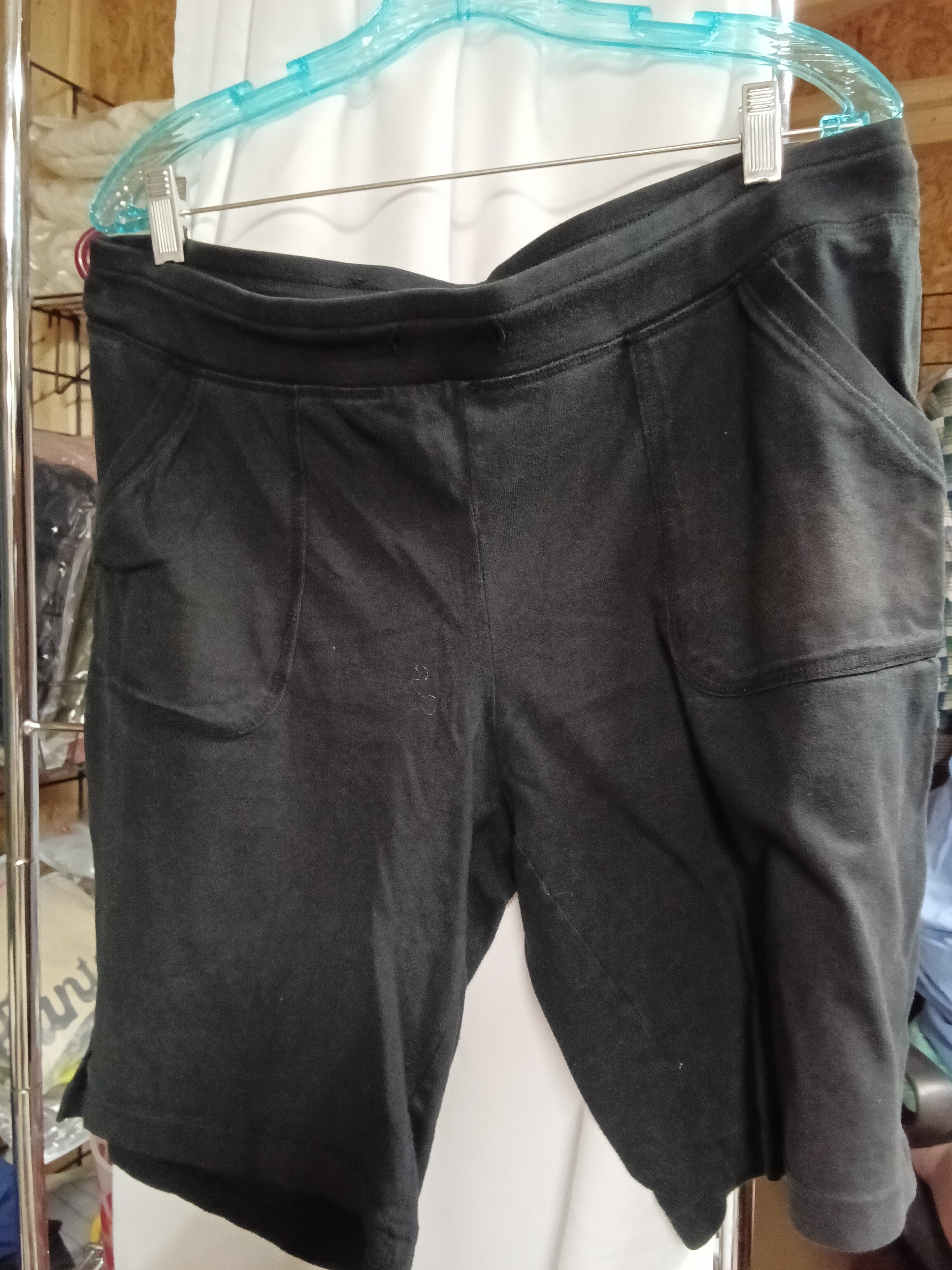 White Stag Black Casual Shorts with Pockets - Image 1