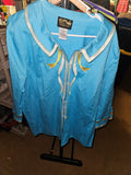 Bob Mackie Women's 2X Button-Up Blouse with Ribbon Detail - Image 1