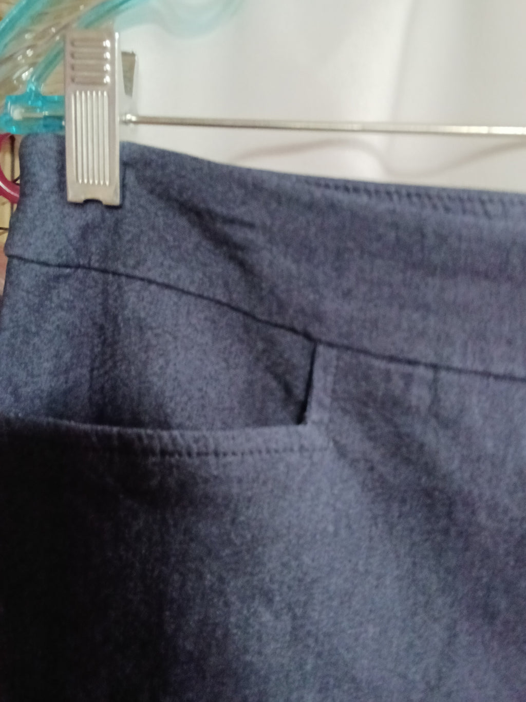 Women's George Navy Casual Shorts with Pockets - Image 2
