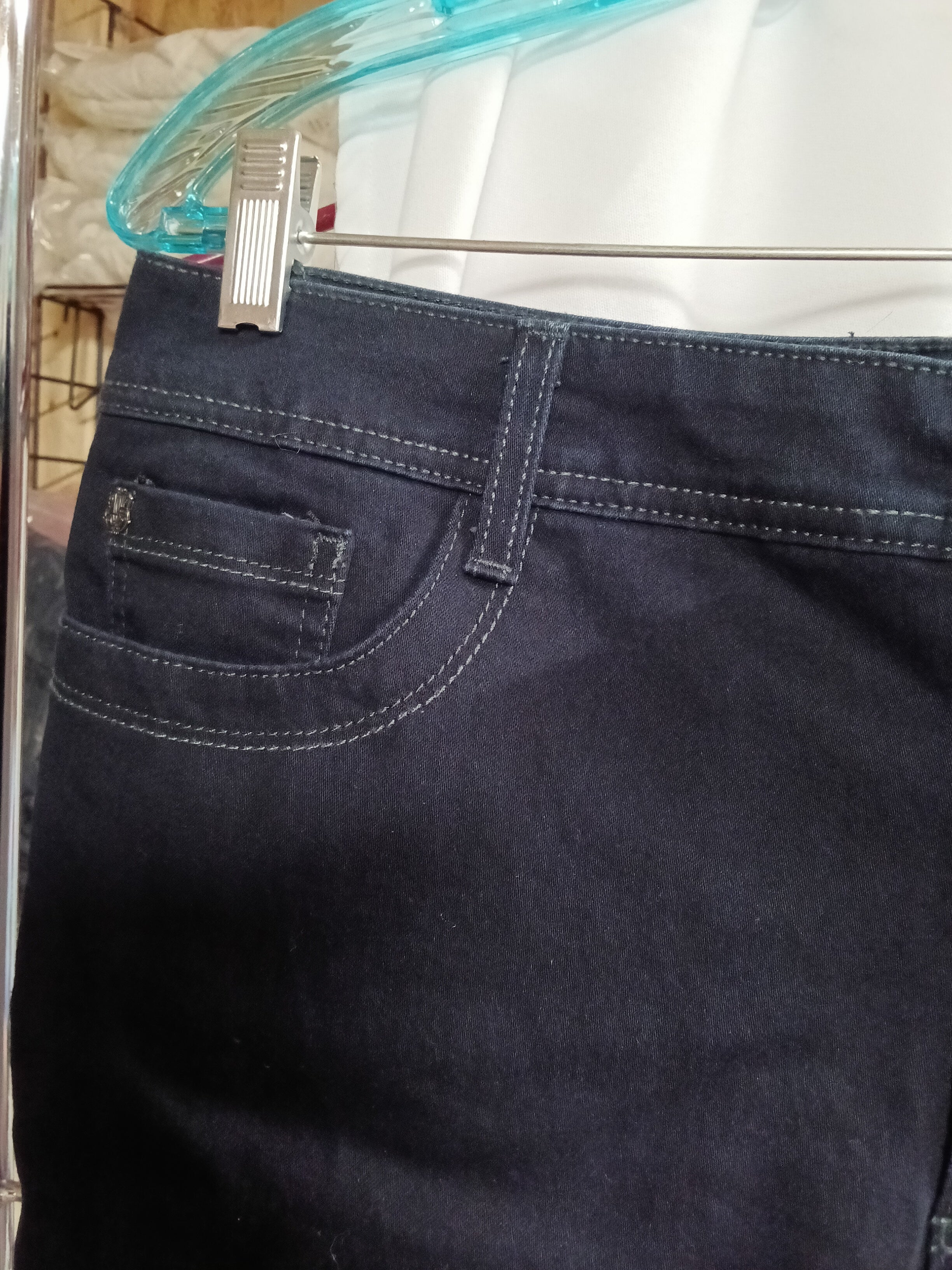 Nine West Women's Dark Denim Shorts - Image 4