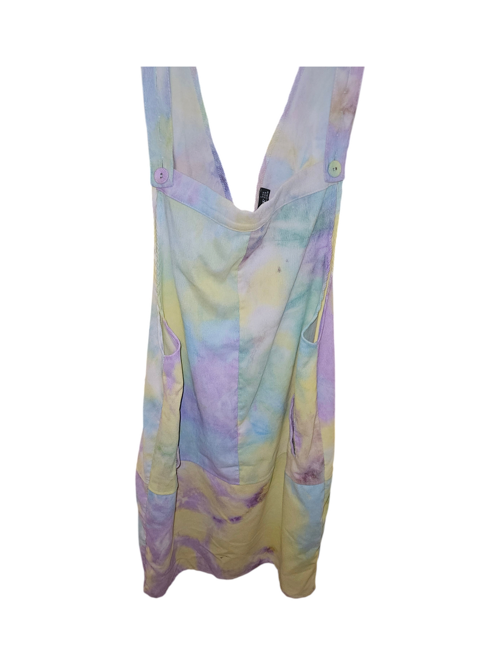 Tie-Dye Sleeveless Dress with Pockets - Image 1