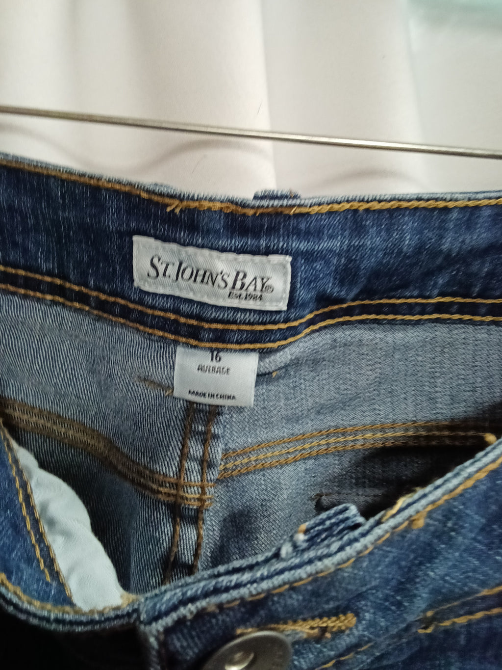 St. John's Bay Women's Denim Jeans with Embroidered Pockets - Image 3