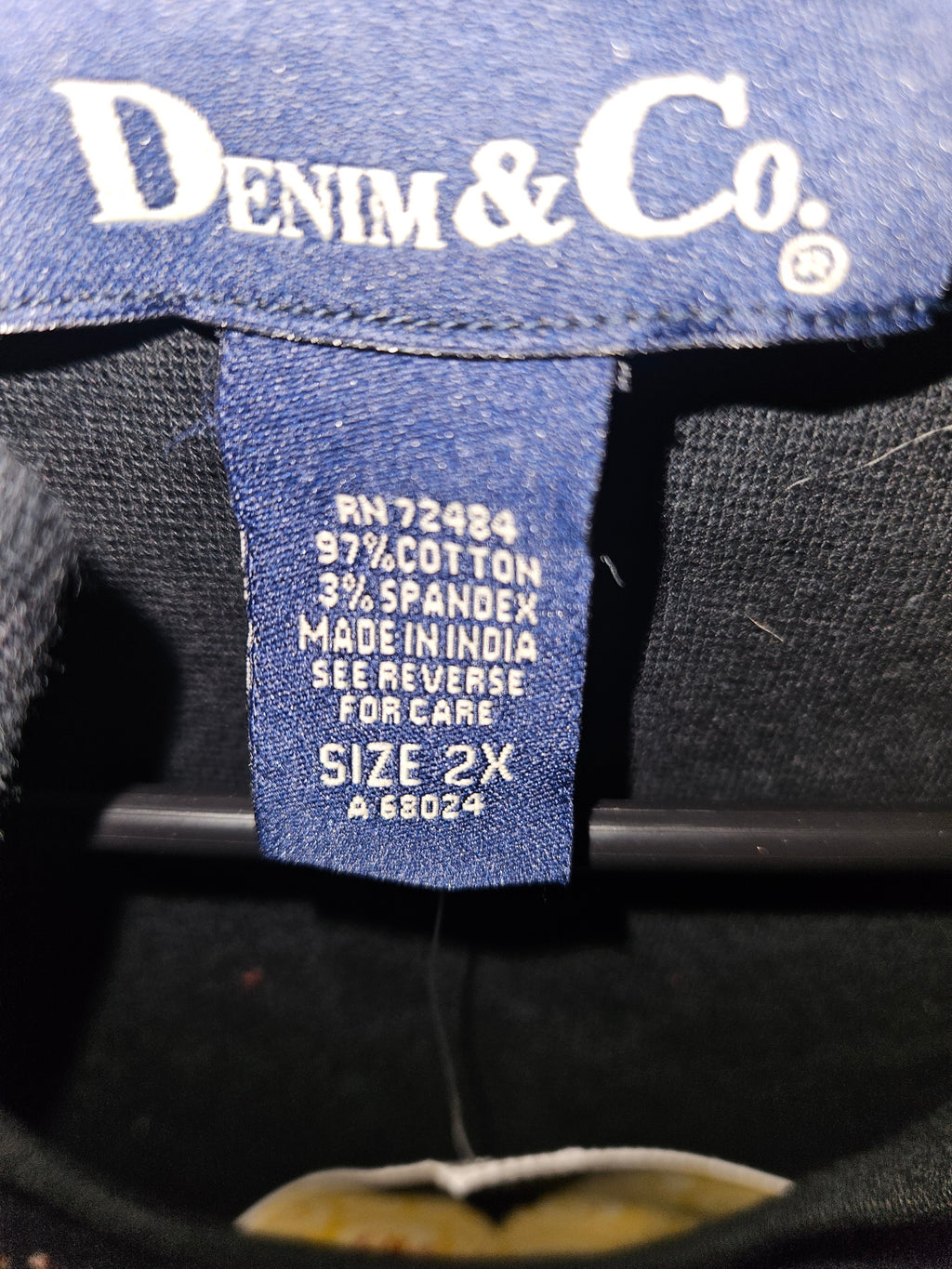 Denim & Co. Women's Long Sleeve Top Size 2X - Image 2
