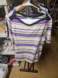 Christopher & Banks Striped Short Sleeve Top - Image 1