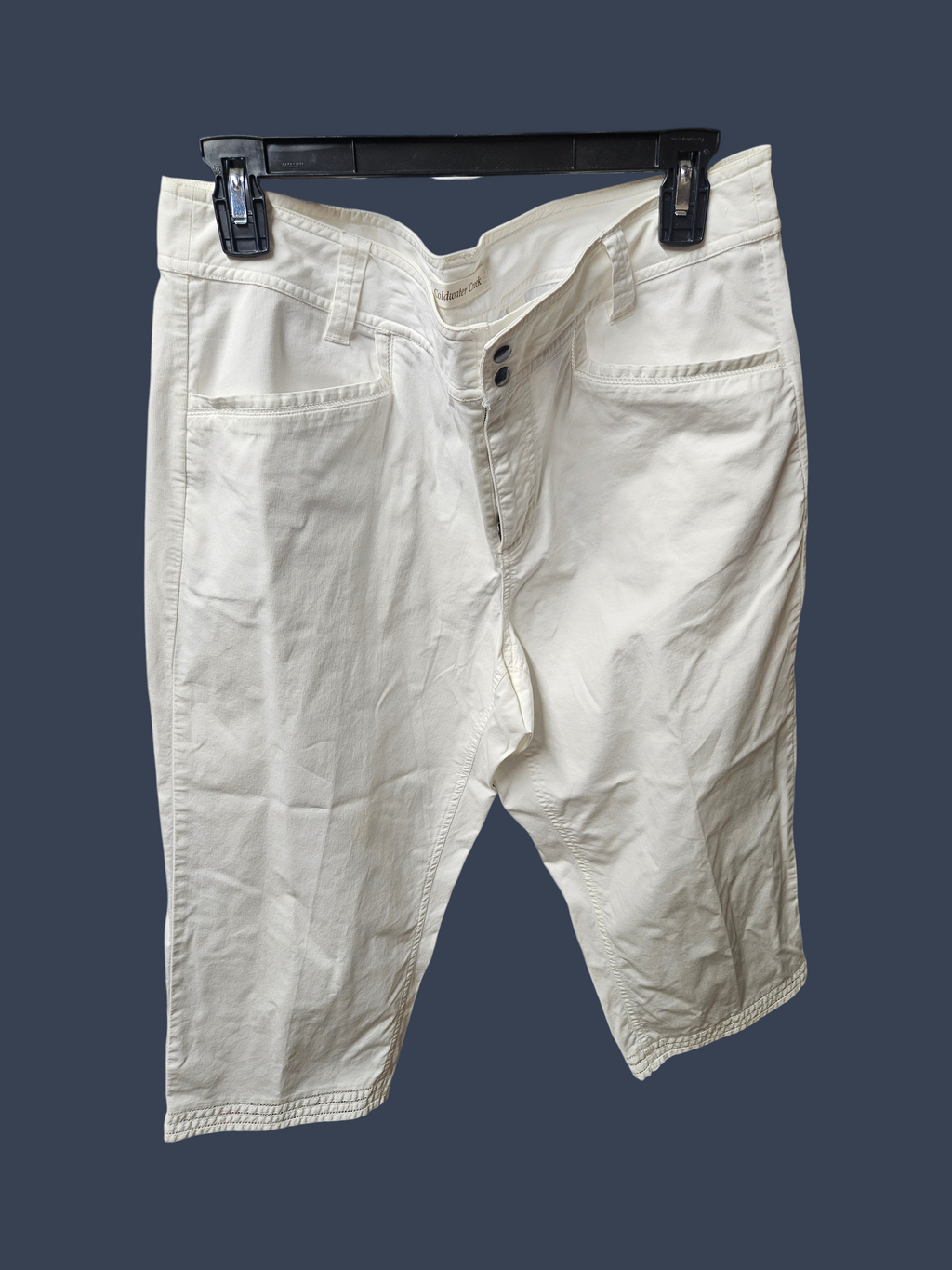 Coldwater Creek White Capri Pants - Image 1