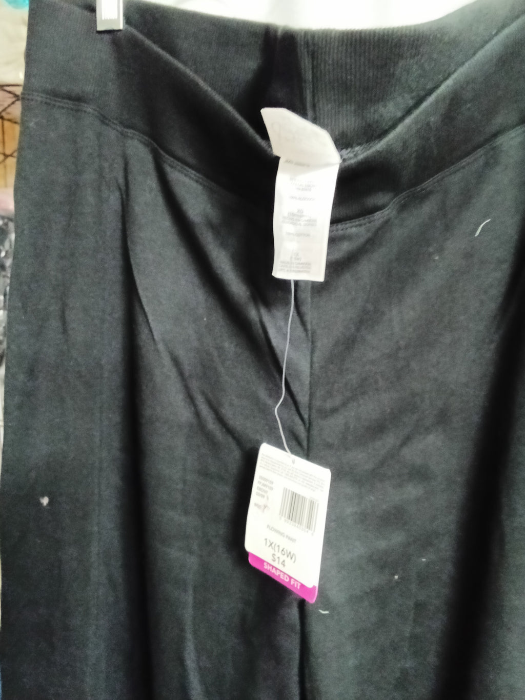 Just My Size Shaped Fit Black Pants 1X (16W) - Image 2
