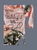 Baby Girl Outfit Set Pink Camo Size 70 - Image 1