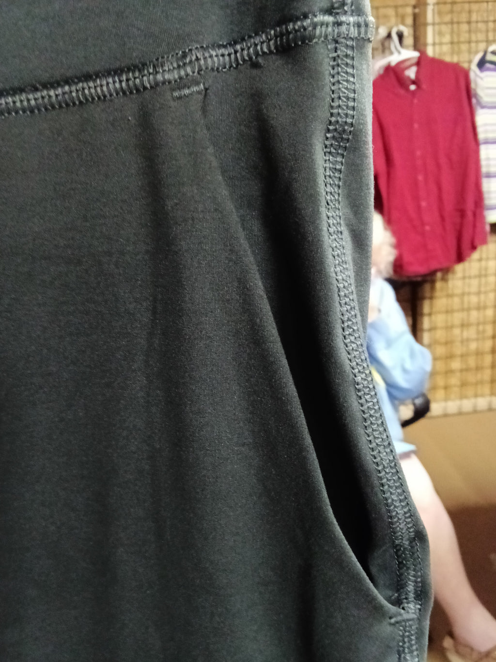 Women's Black Jogger Pants with Pockets - Image 2