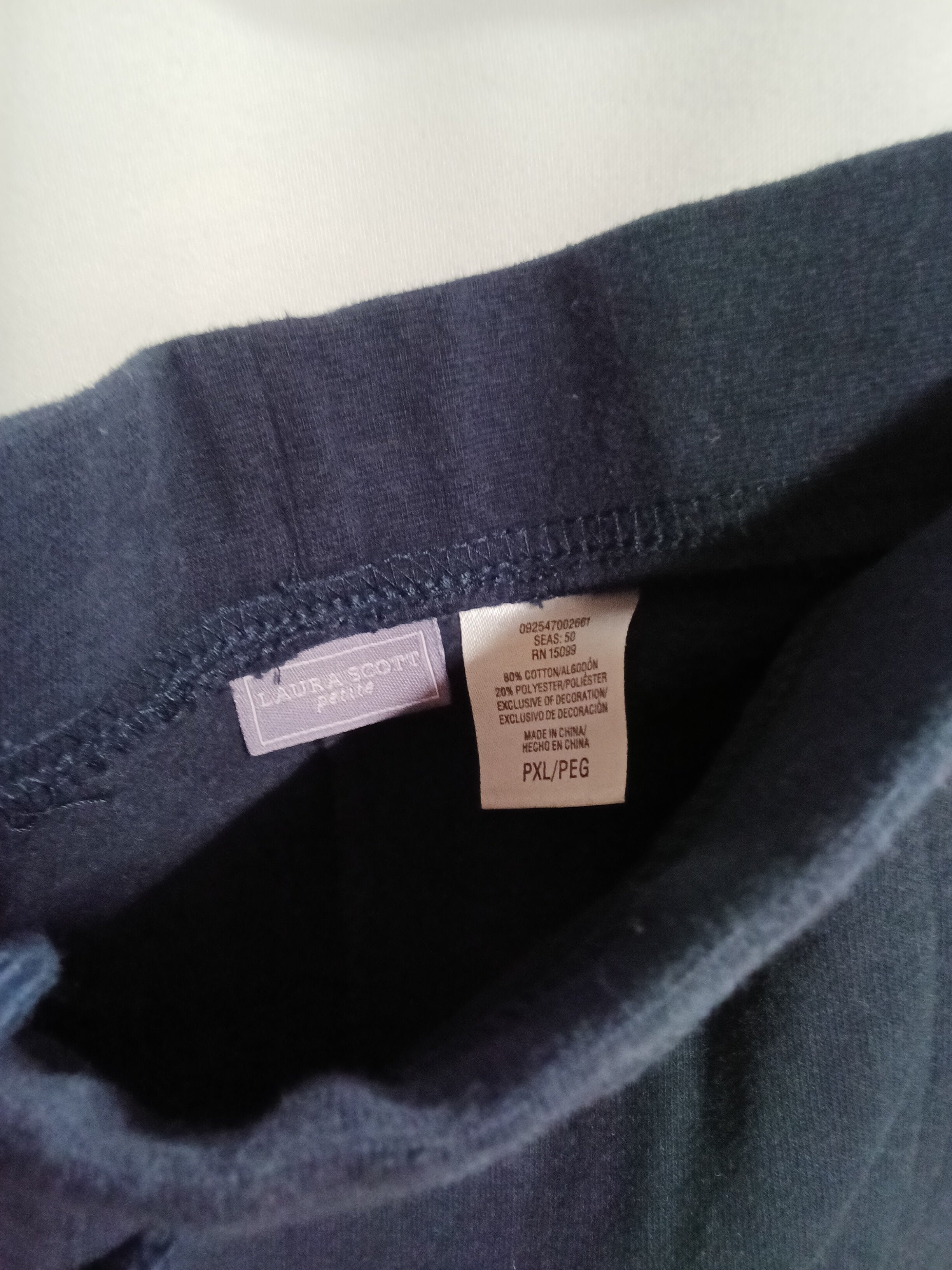 Laura Scott Petite Navy Pants PXL - Image 2