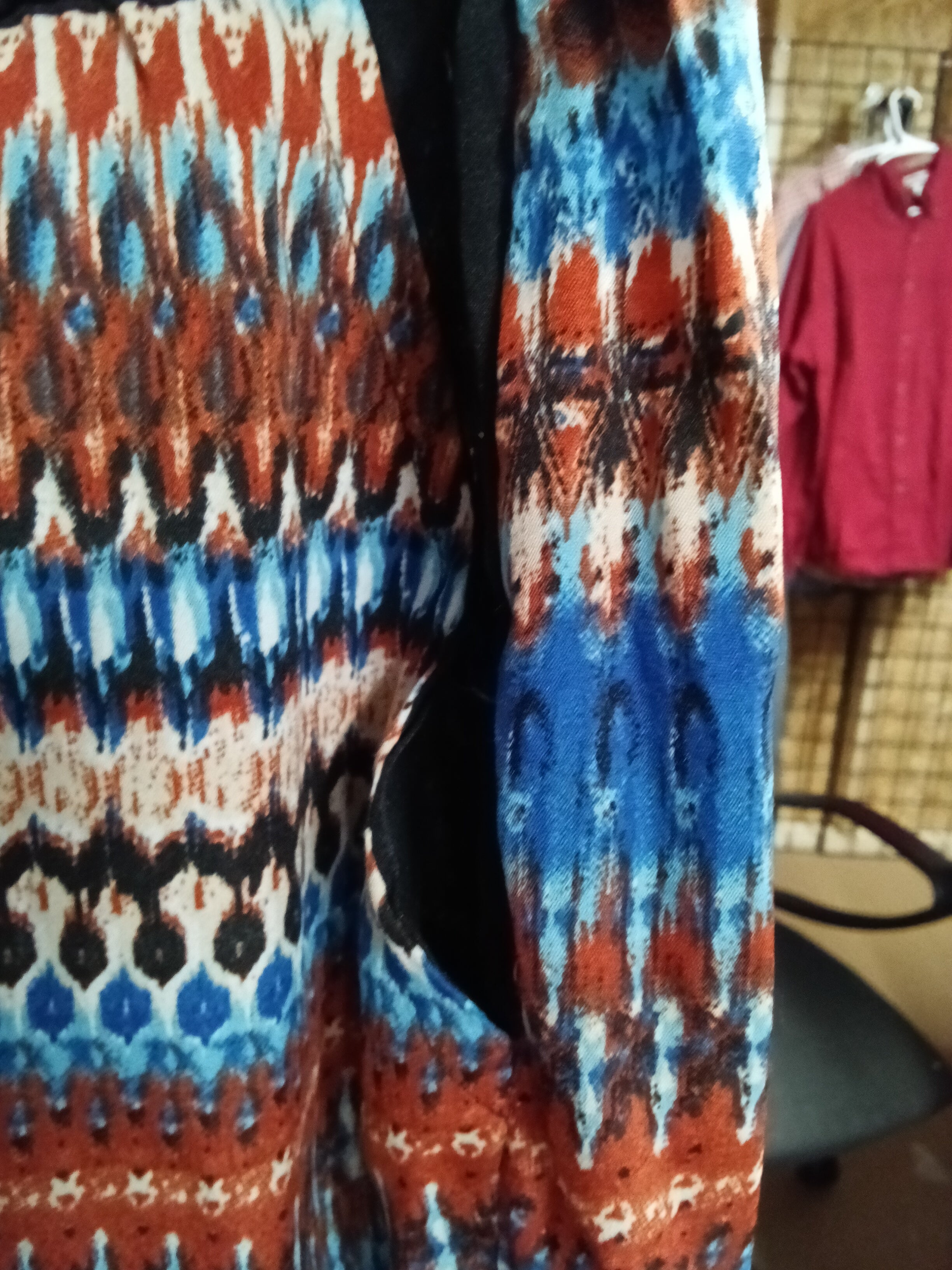 Ultra flirt Colorful Patterned Harlem Pants with  Drawstring Pants - Image 4