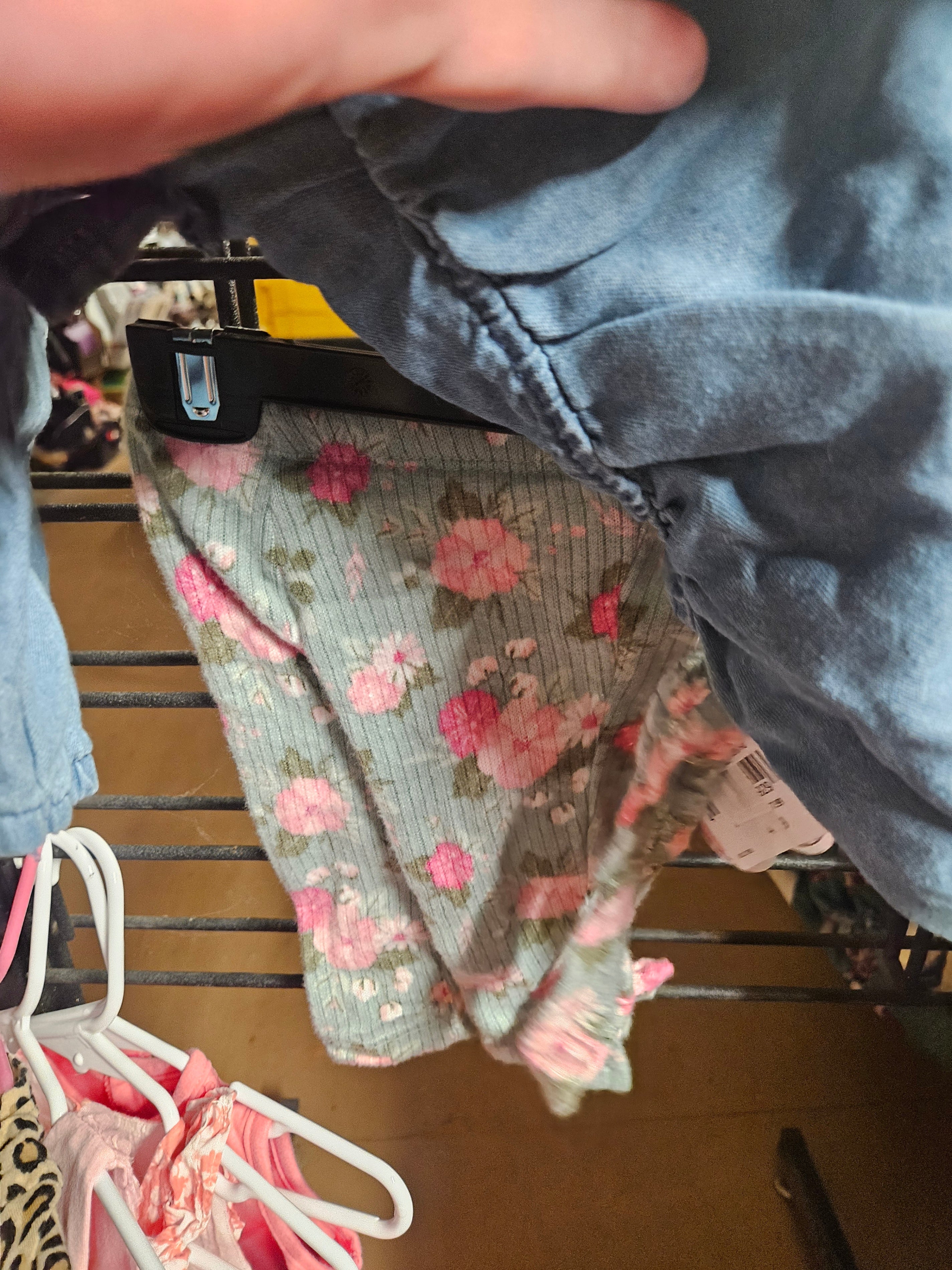 Delia's Baby Denim Dress with Ruffle Sleeves - Image 3