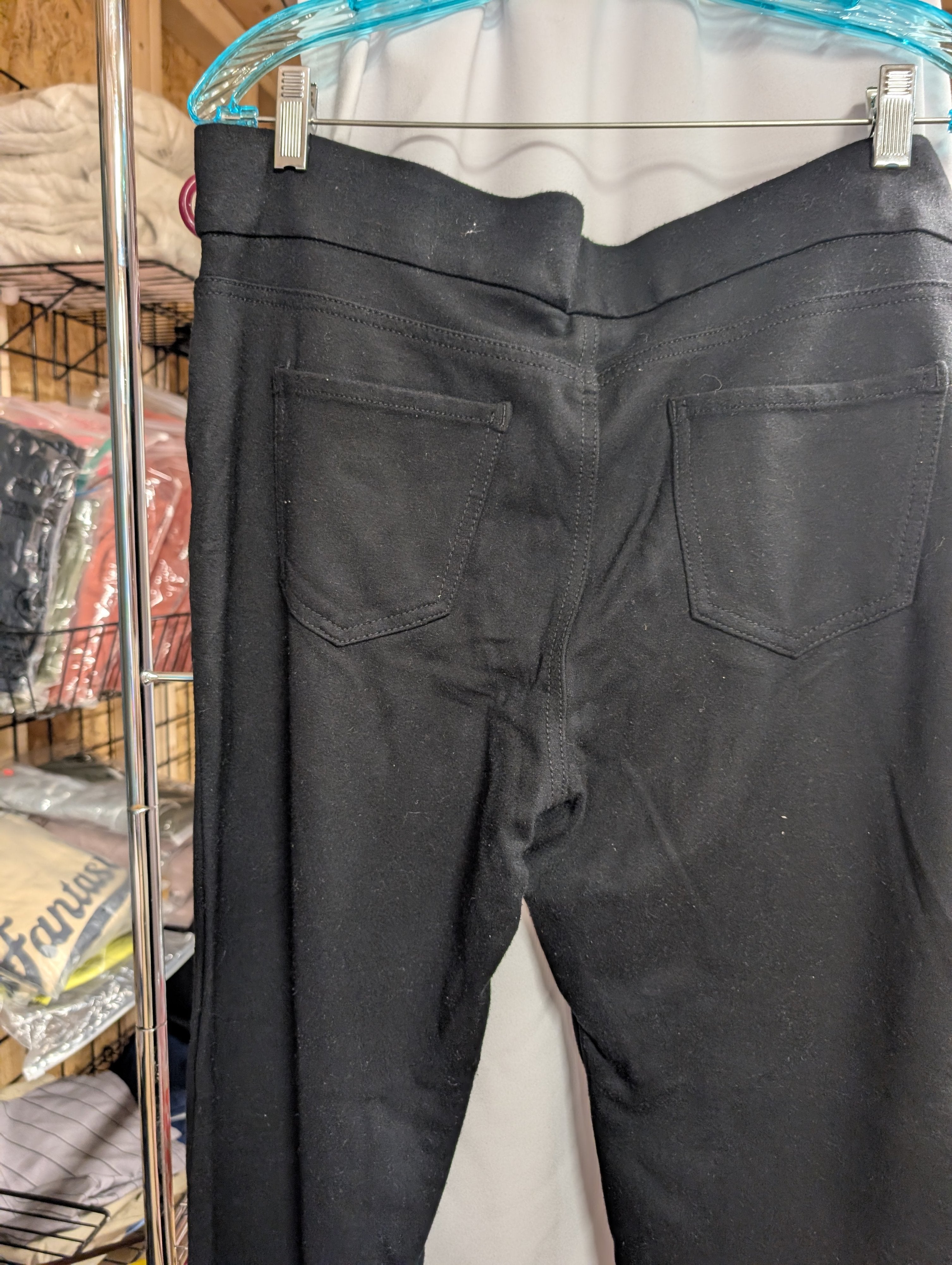Women's Black Pull-On Pants - Image 4