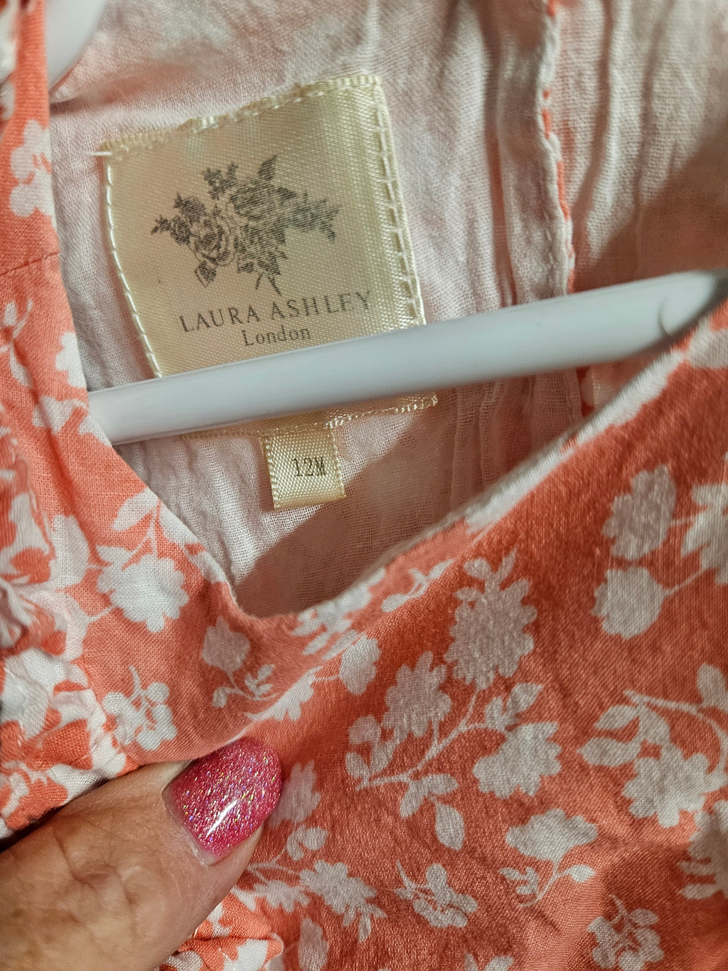 Floral Sleeveless Baby Dress with Ruffle Details - Image 2