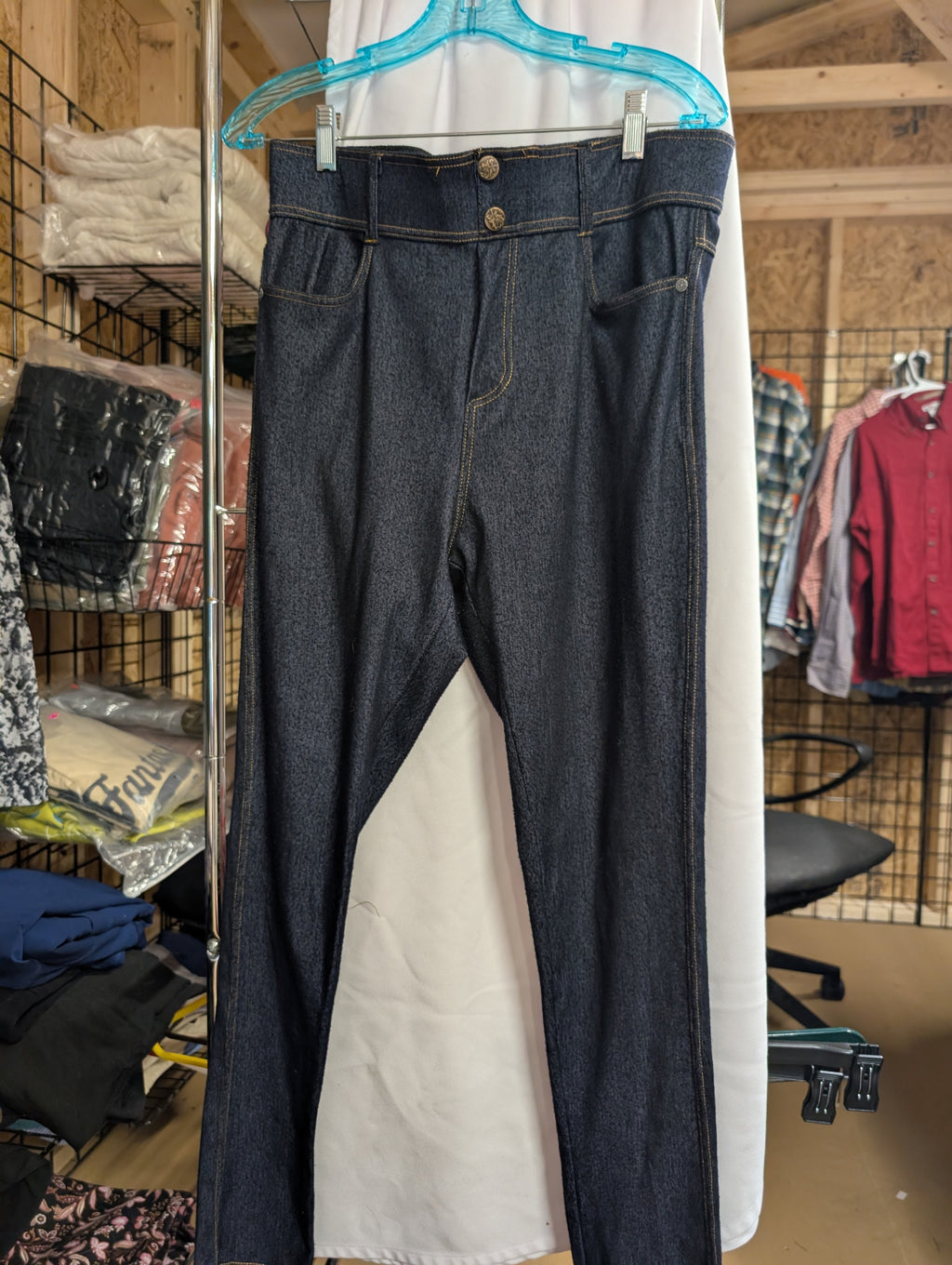 Bay City High-Waisted Dark Denim Jeans - Image 2