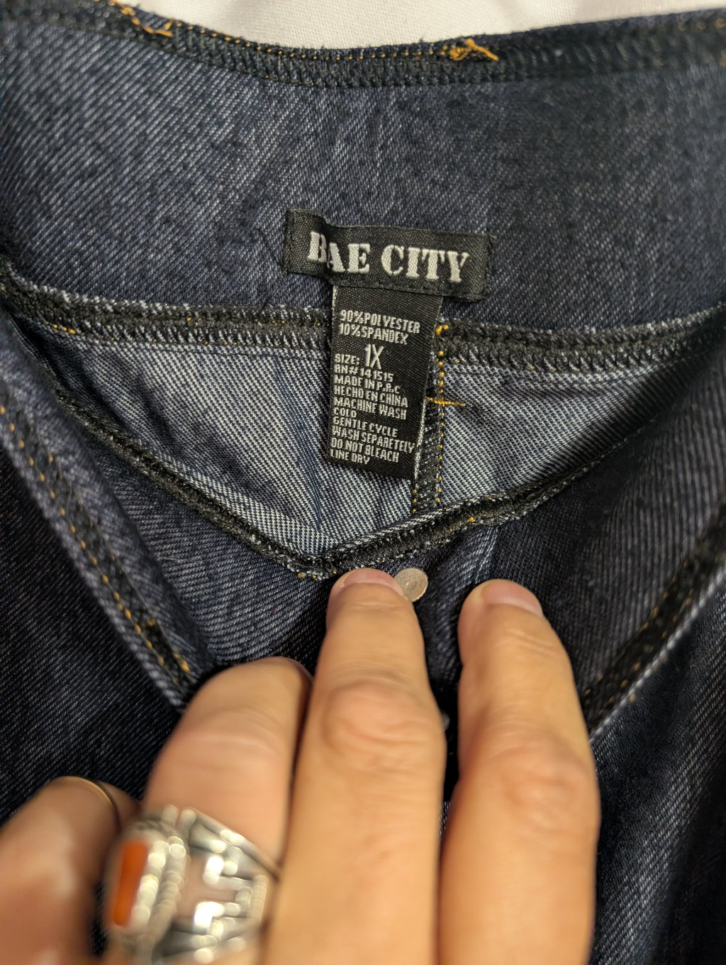 Bay City High-Waisted Dark Denim Jeans - Image 4