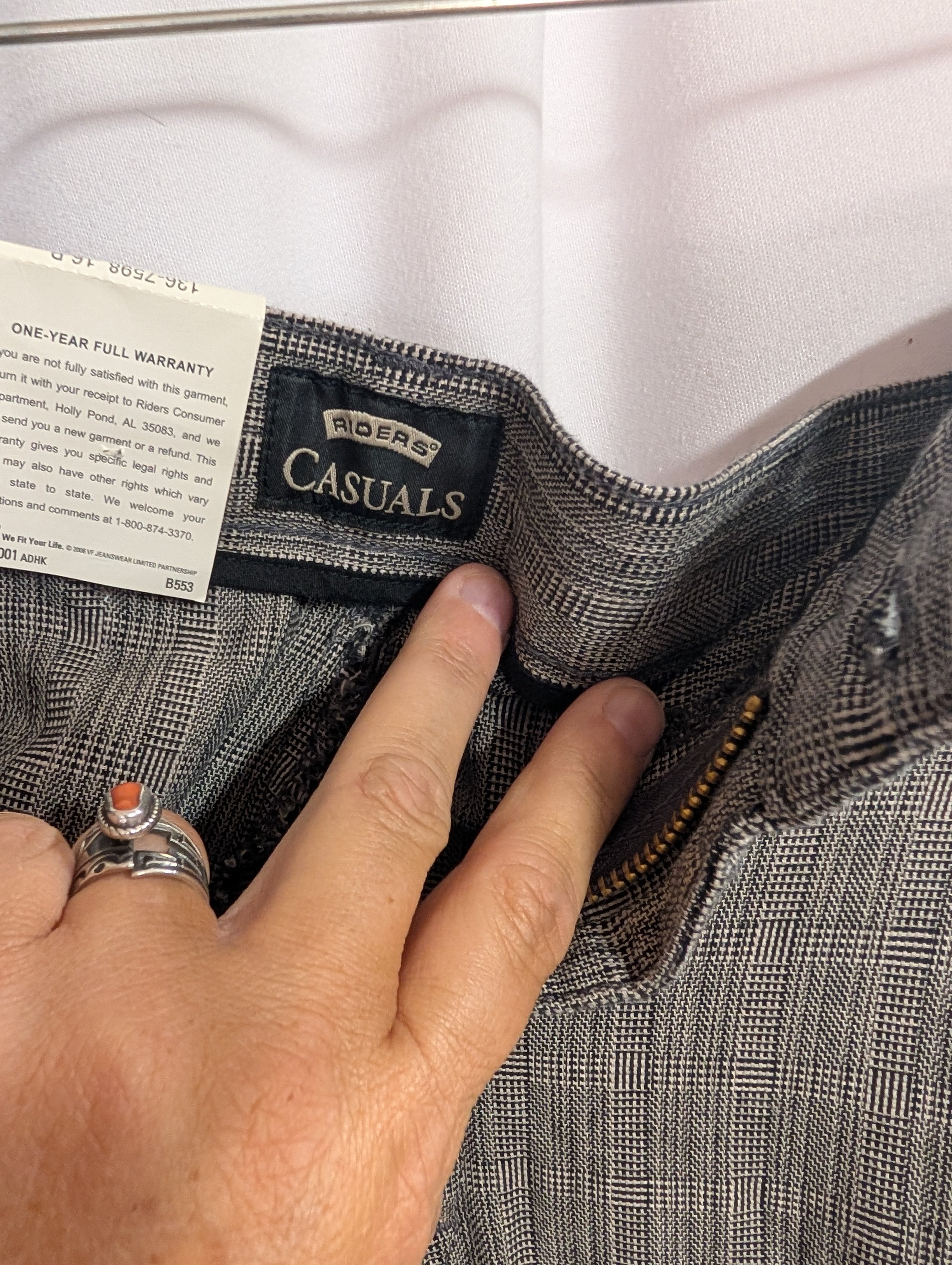 Riders Casuals Plaid Pants - Image 1