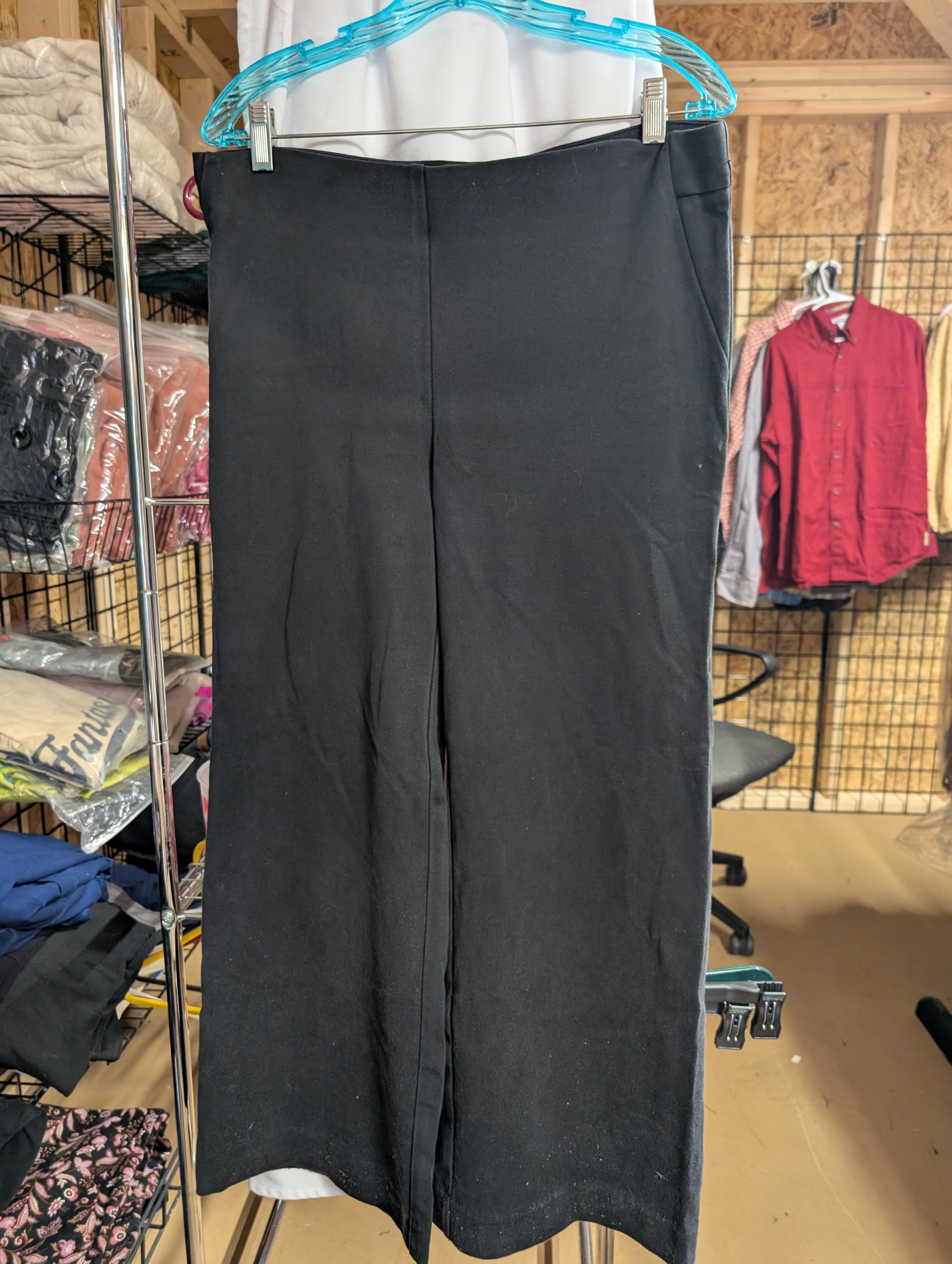 Chico's Black Wide-Leg Pants - Image 1