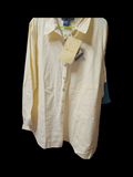 Woman Within Yellow Button-Up Shirt Plus Size 2x - Image 1