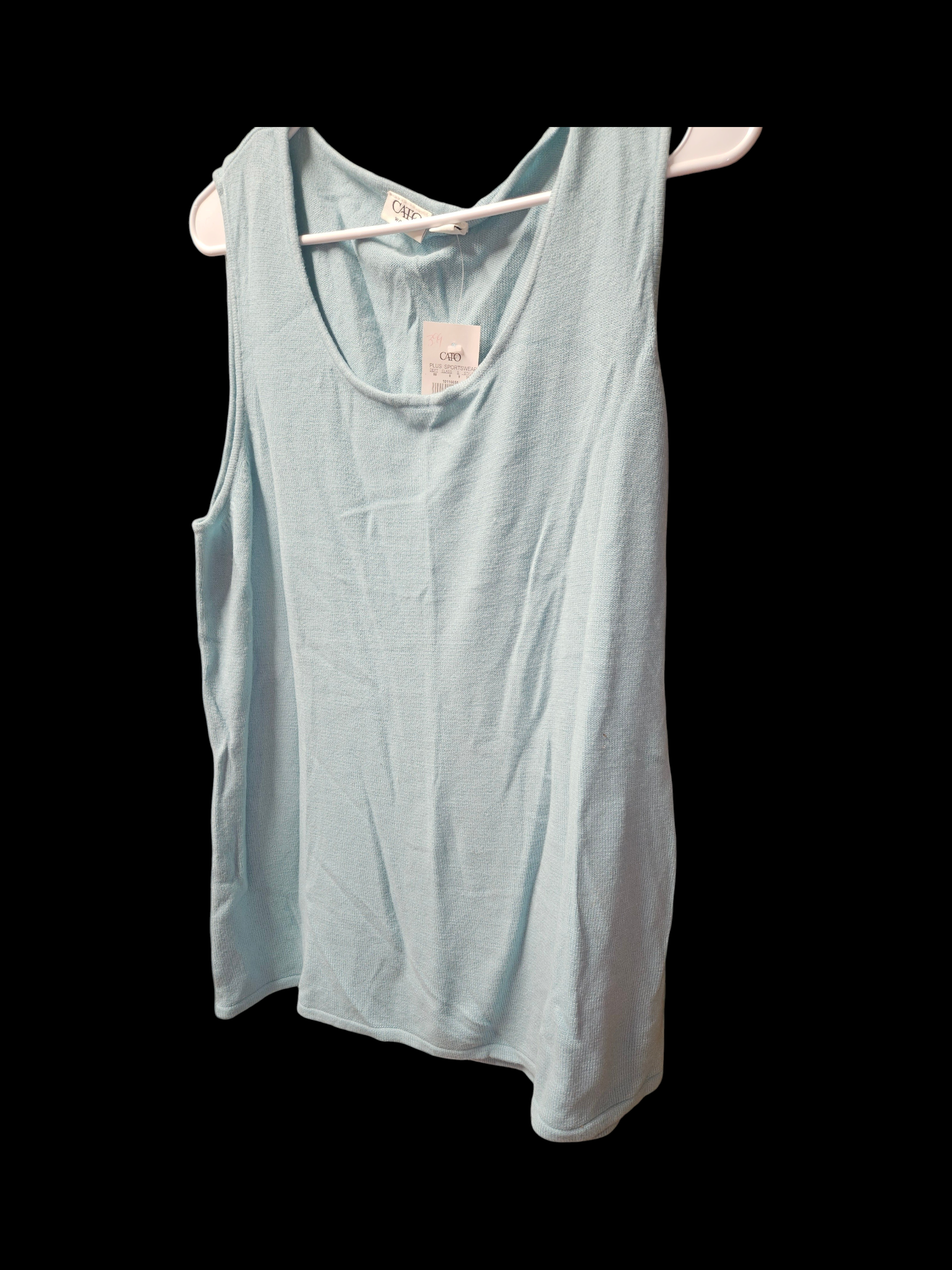 Cato Women's Sleeveless Top Light mint - Image 2