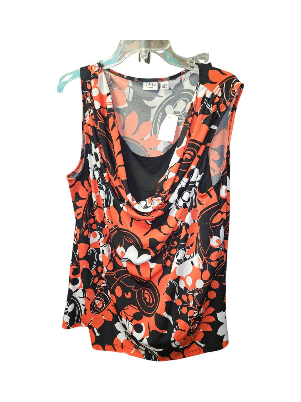 Cato Women's Sleeveless Floral Top Size 18/20 - Image 1