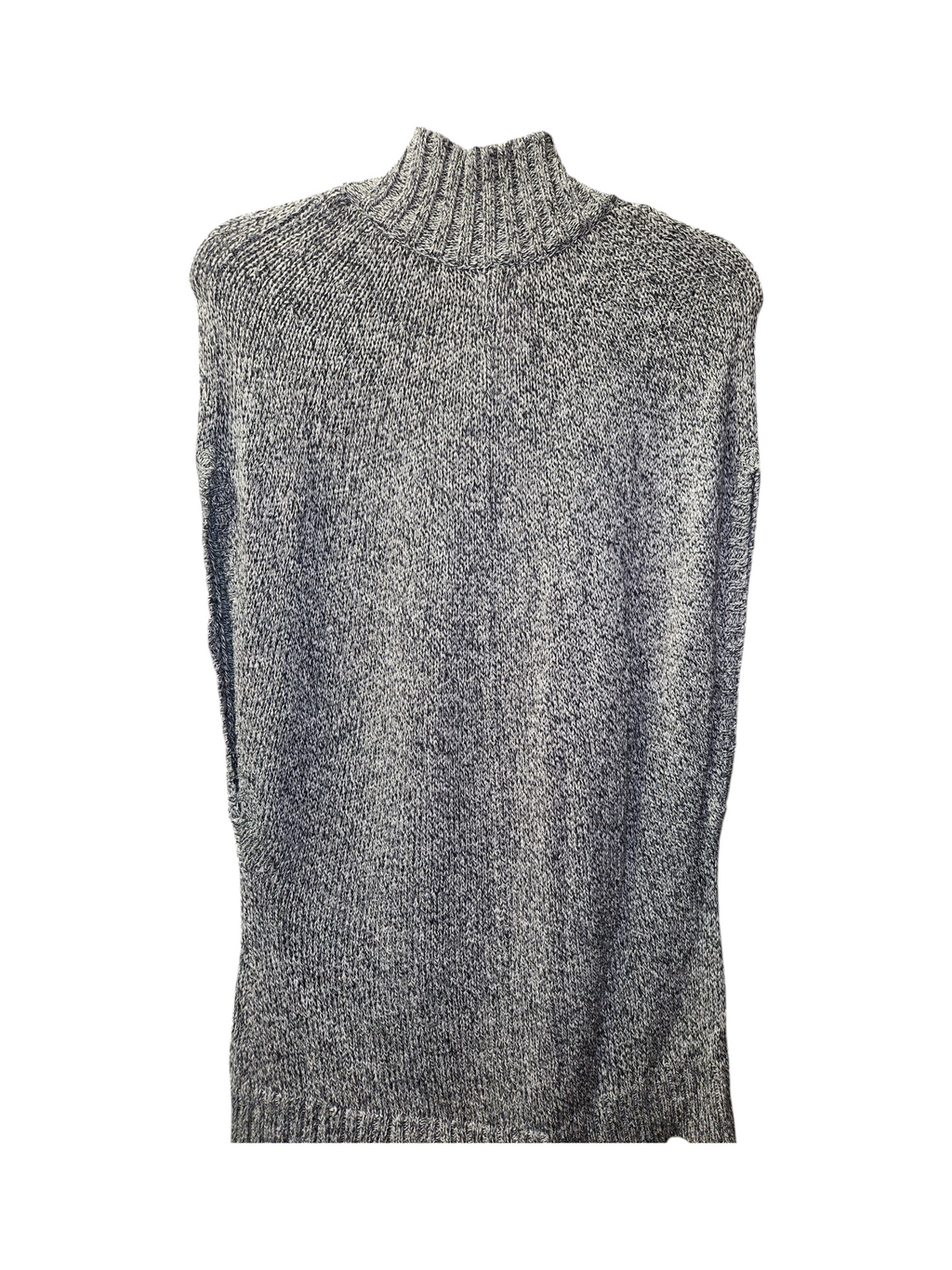 Gray Button-Up Knit Cardigan Sweater - Image 3
