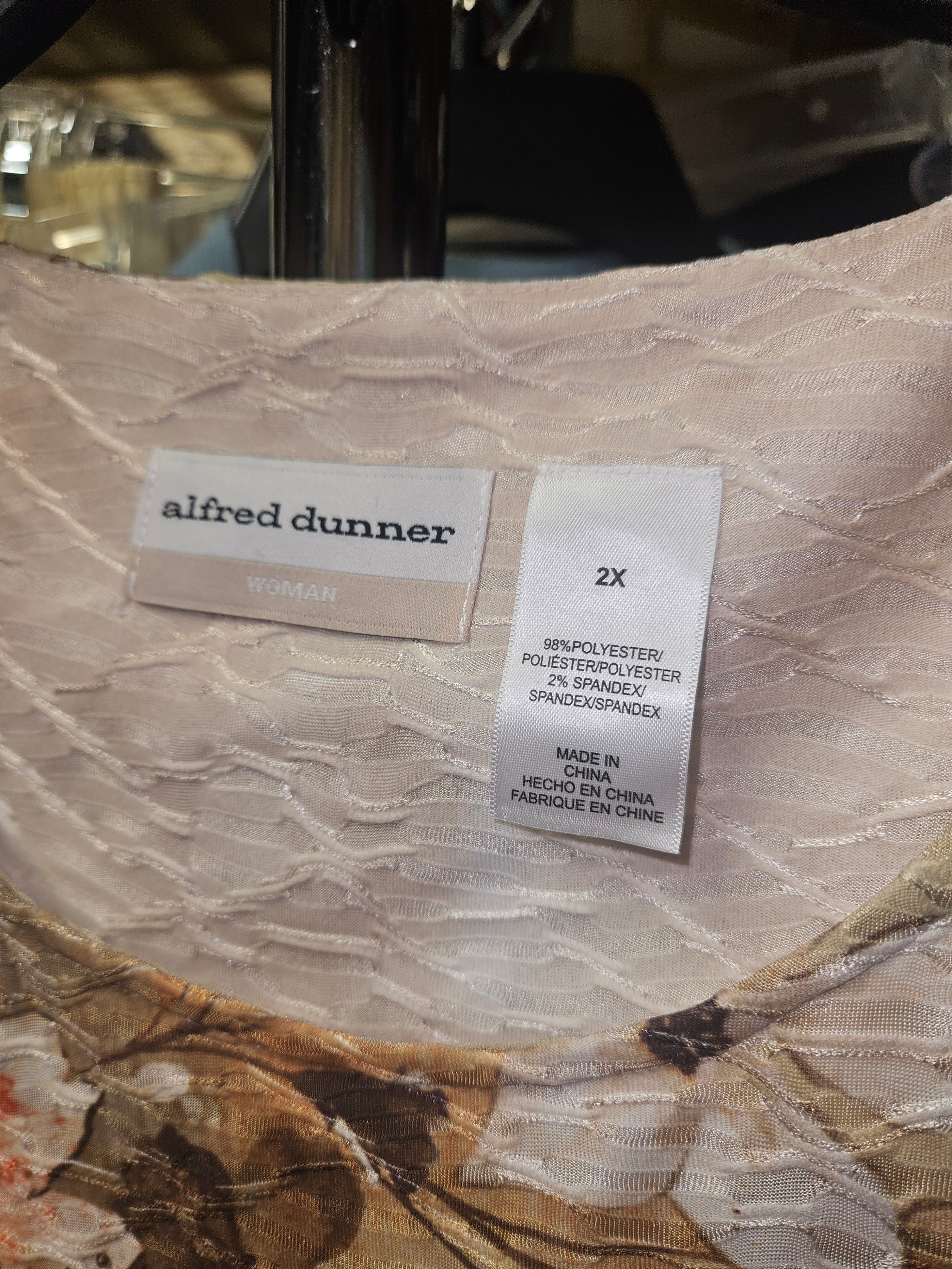 Alred Dunner Crew Neck Blouse - Image 2