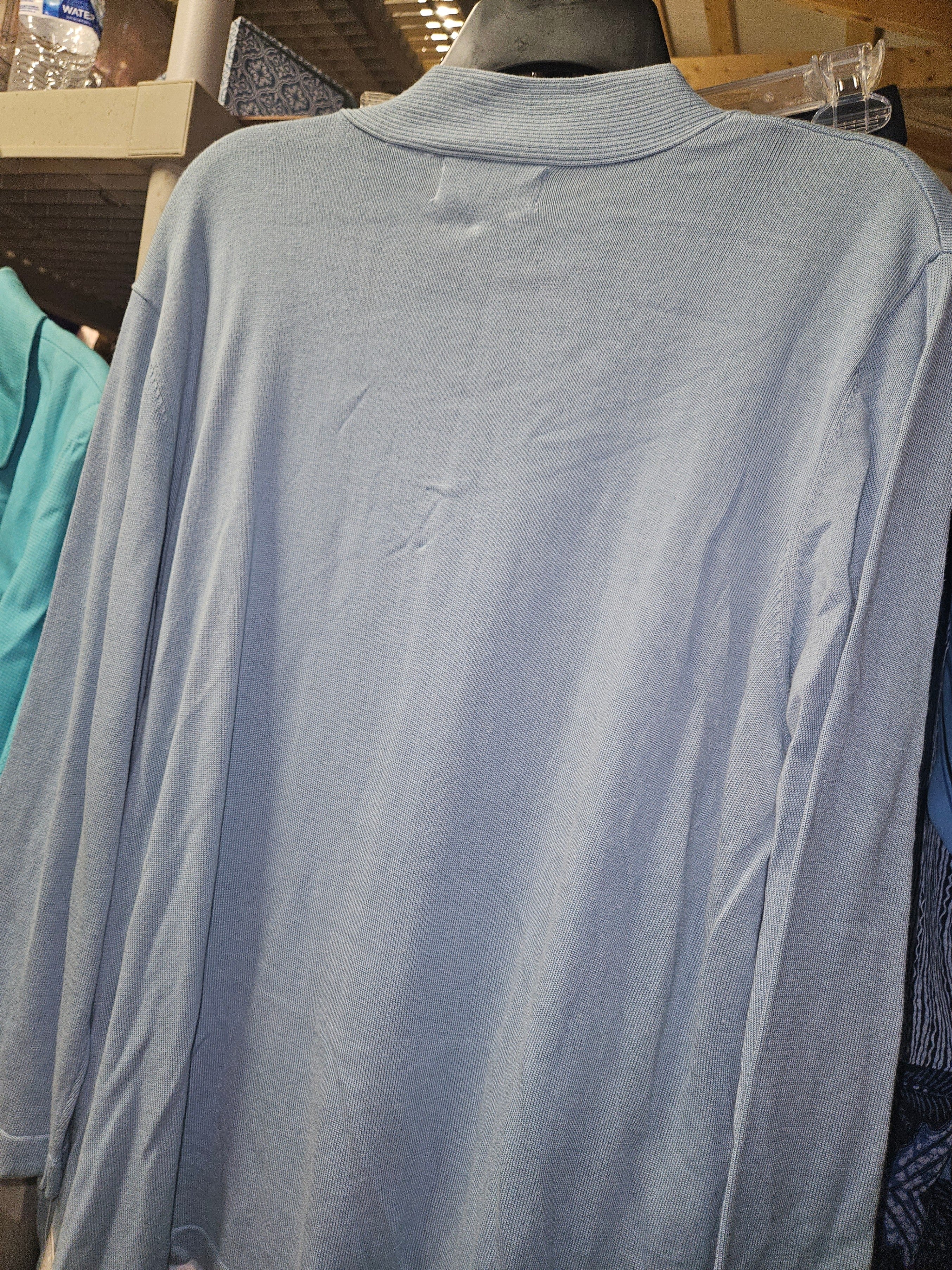 Alfred Dunner 3/4 Sleeve Crew Neck Layered blouse with Sweaters attached Plus - Image 3