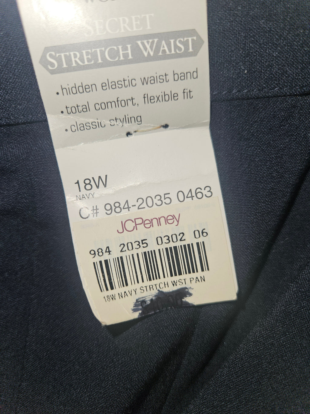 Alfred Dunner Black Dress Pants Size 18 W - Image 2