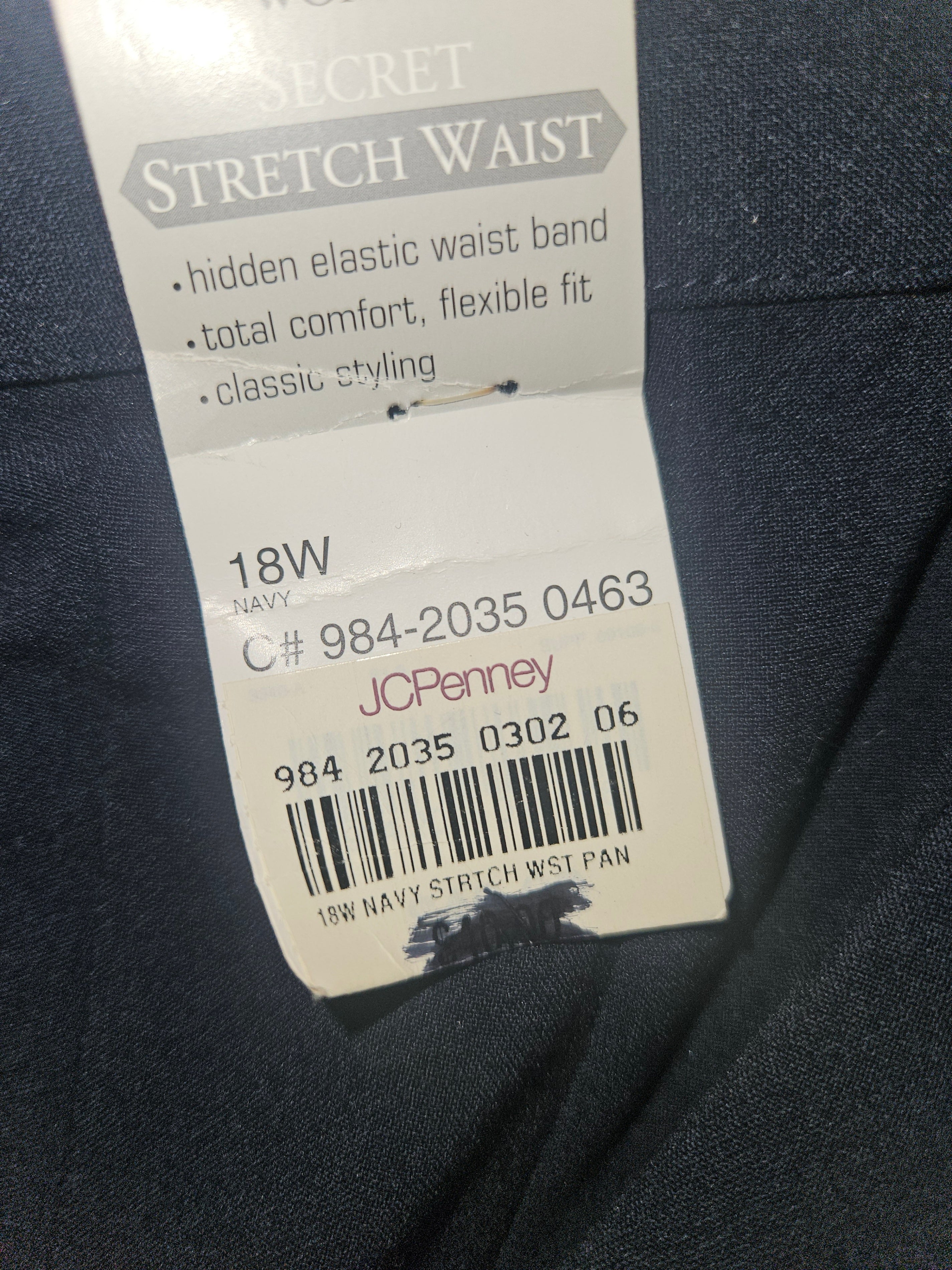 Alfred Dunner Black Dress Pants Size 18 W - Image 2