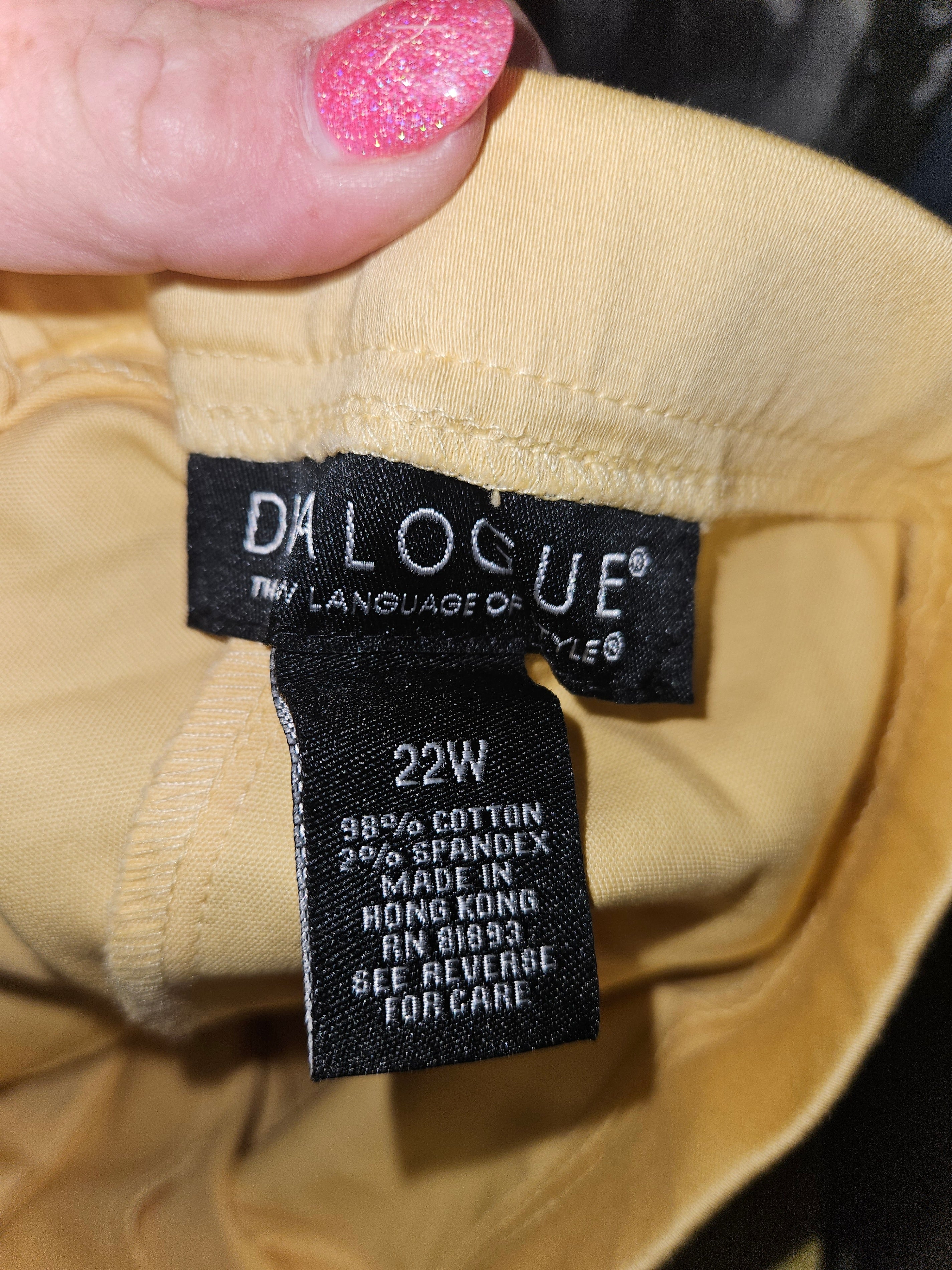 Exclusives Yellow Pants size  22W - Image 2