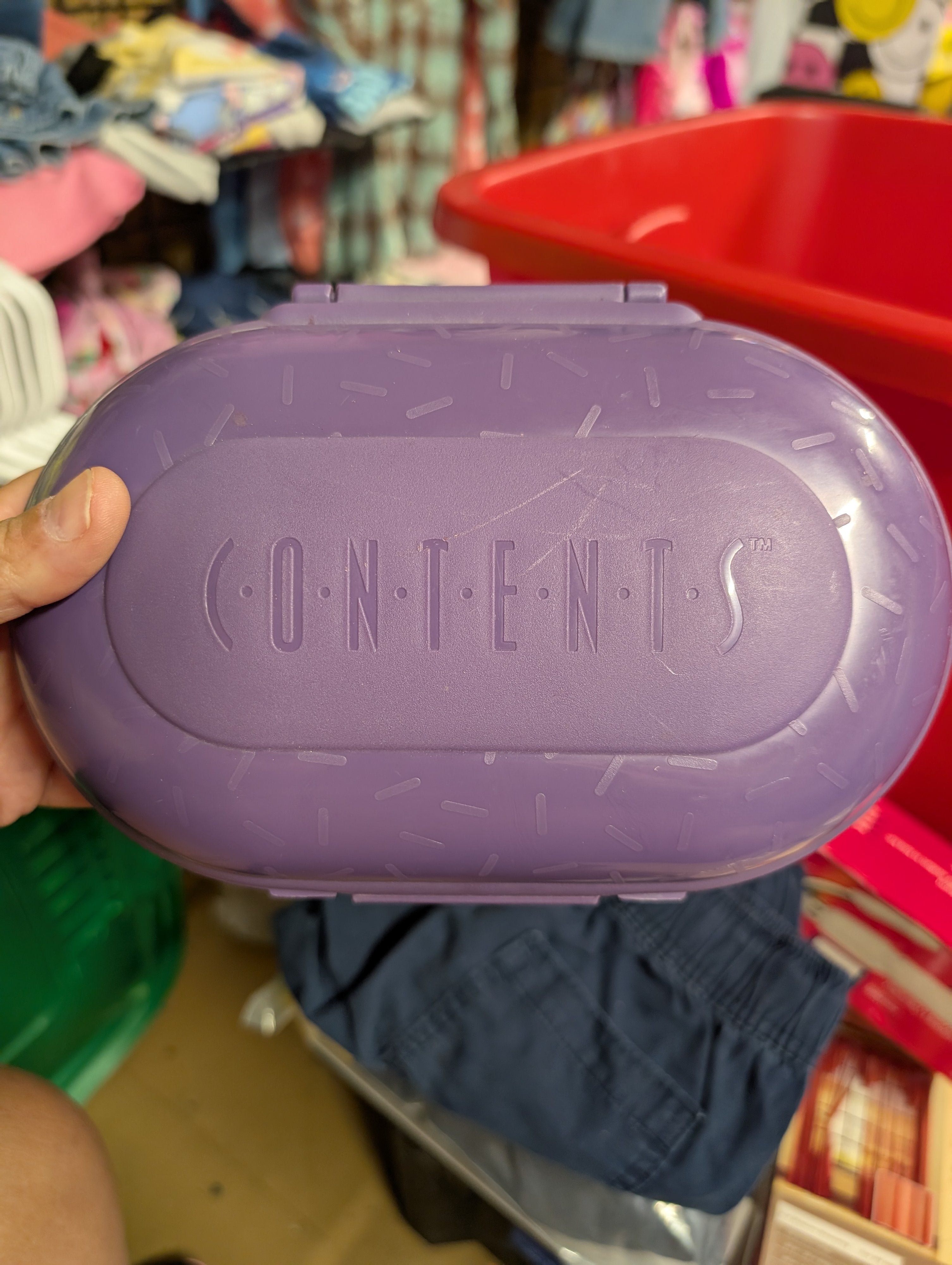 Contents Purple Storage Case with Ventilation - Image 1