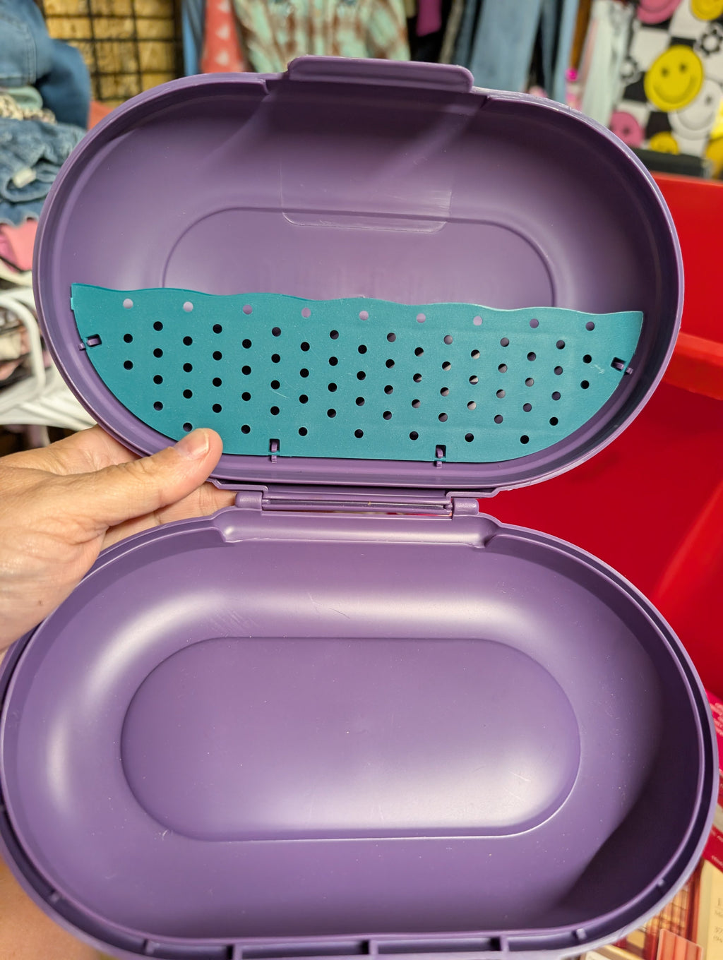 Contents Purple Storage Case with Ventilation - Image 2
