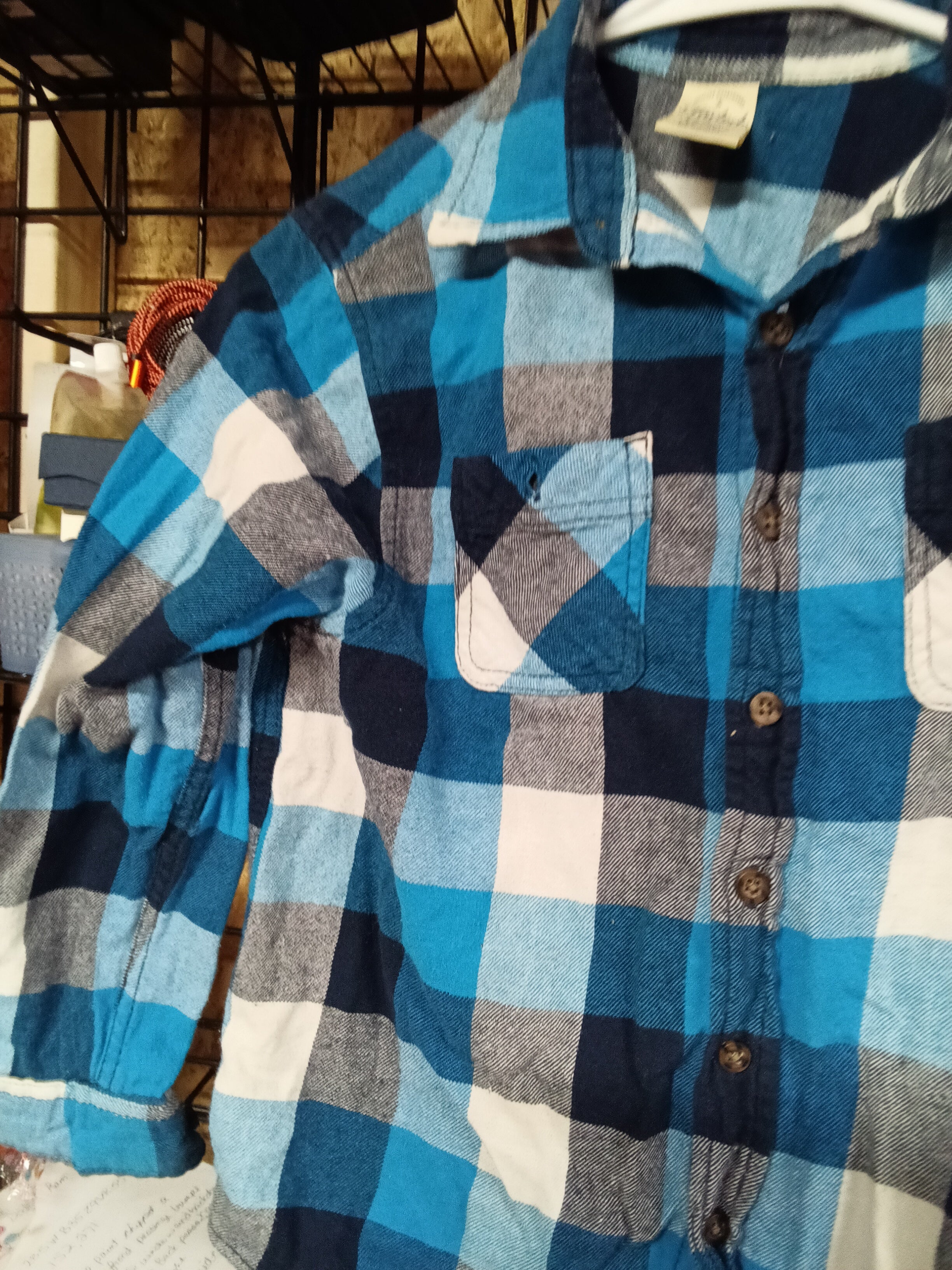 Jaded Glory Boys Plaid Flannel Shirt Size 16/18 - Image 2