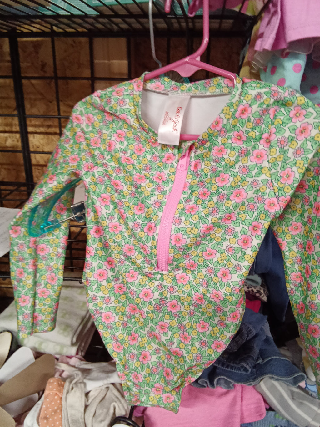 Cat & Jack Floral Long Sleeve Top 3T - Image 4