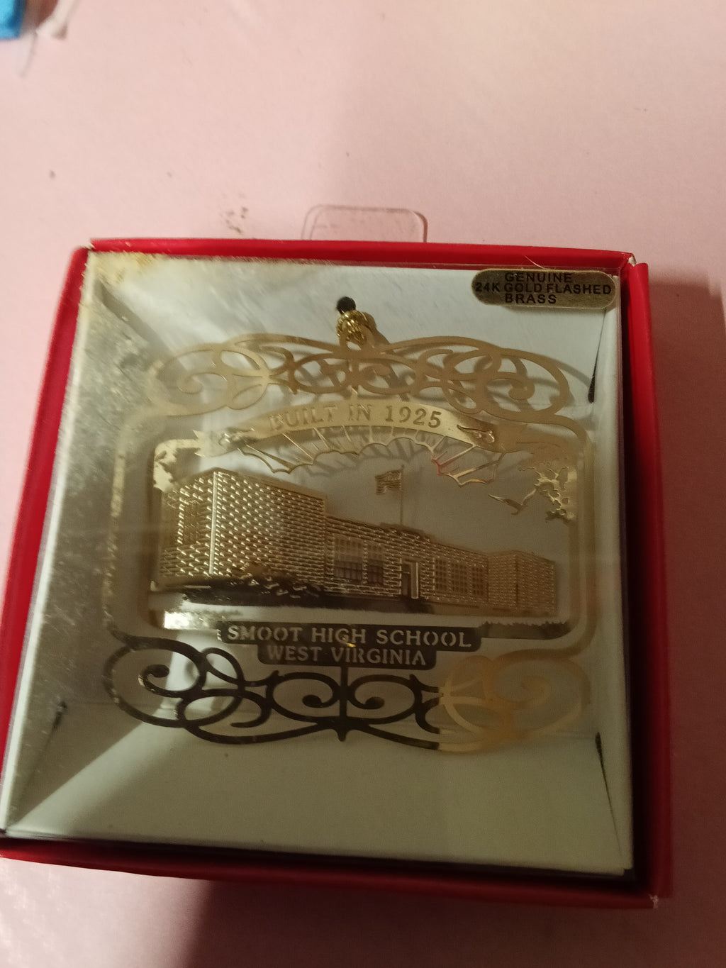 Jackson Pacific Smoot High School Ornament 24K Gold Flashed - Image 2