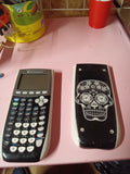 Texas Instruments TI-84 Plus Silver Edition Graphing Calculator with designer cover - Image 1